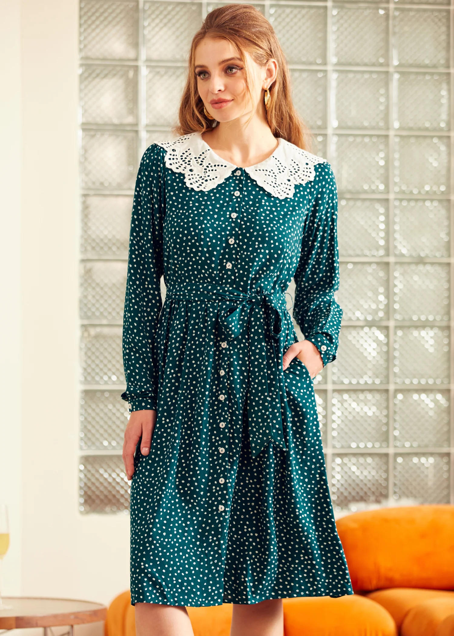 Sway This Way Shirt Waist Dress - Olabens
