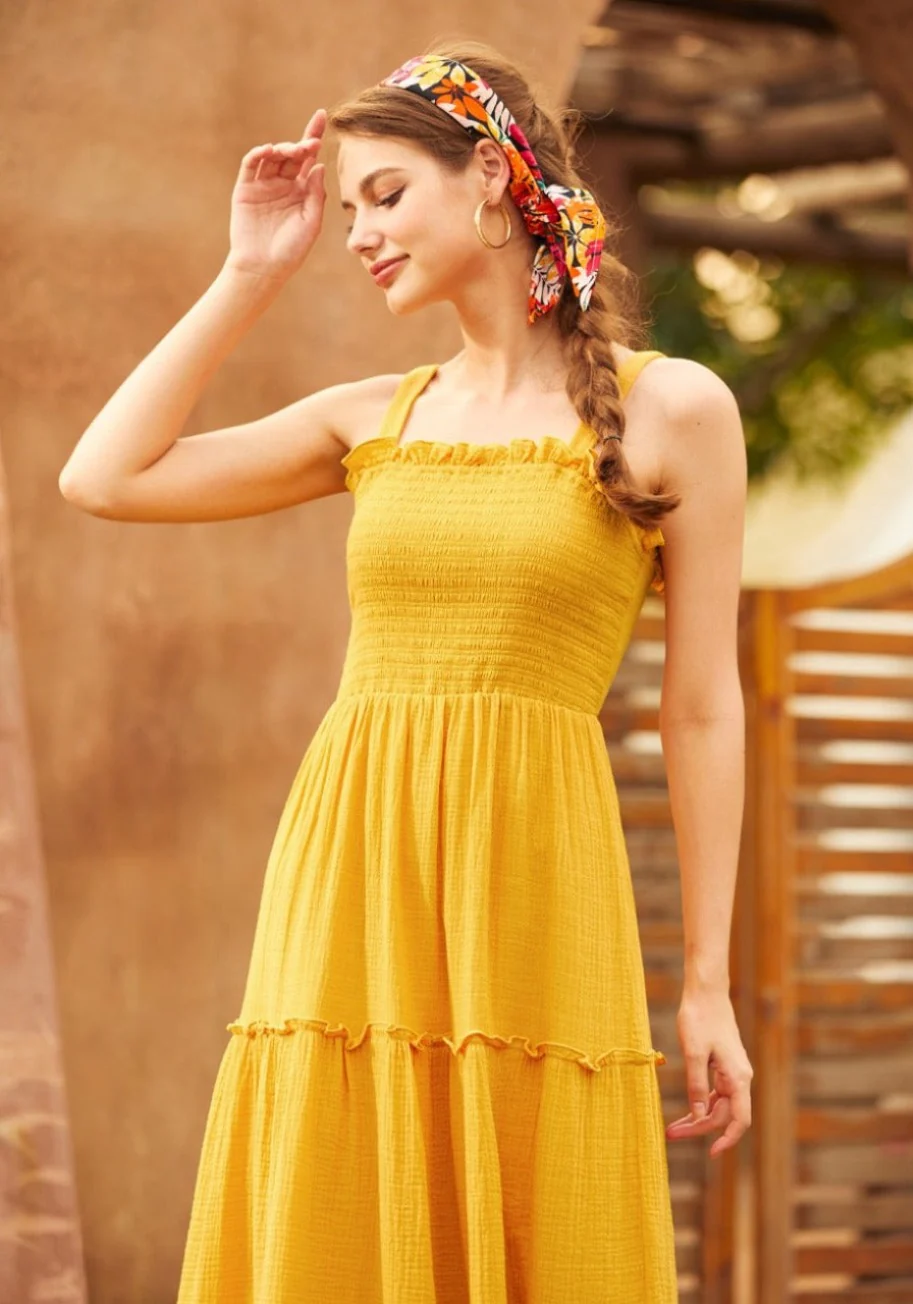 Glimmering Goddess Maxi Dress - Olabens