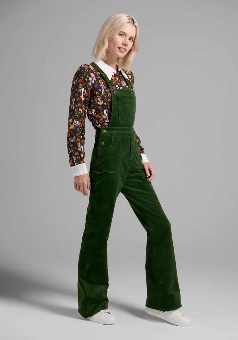 Adored In Cords Overalls - Olabens