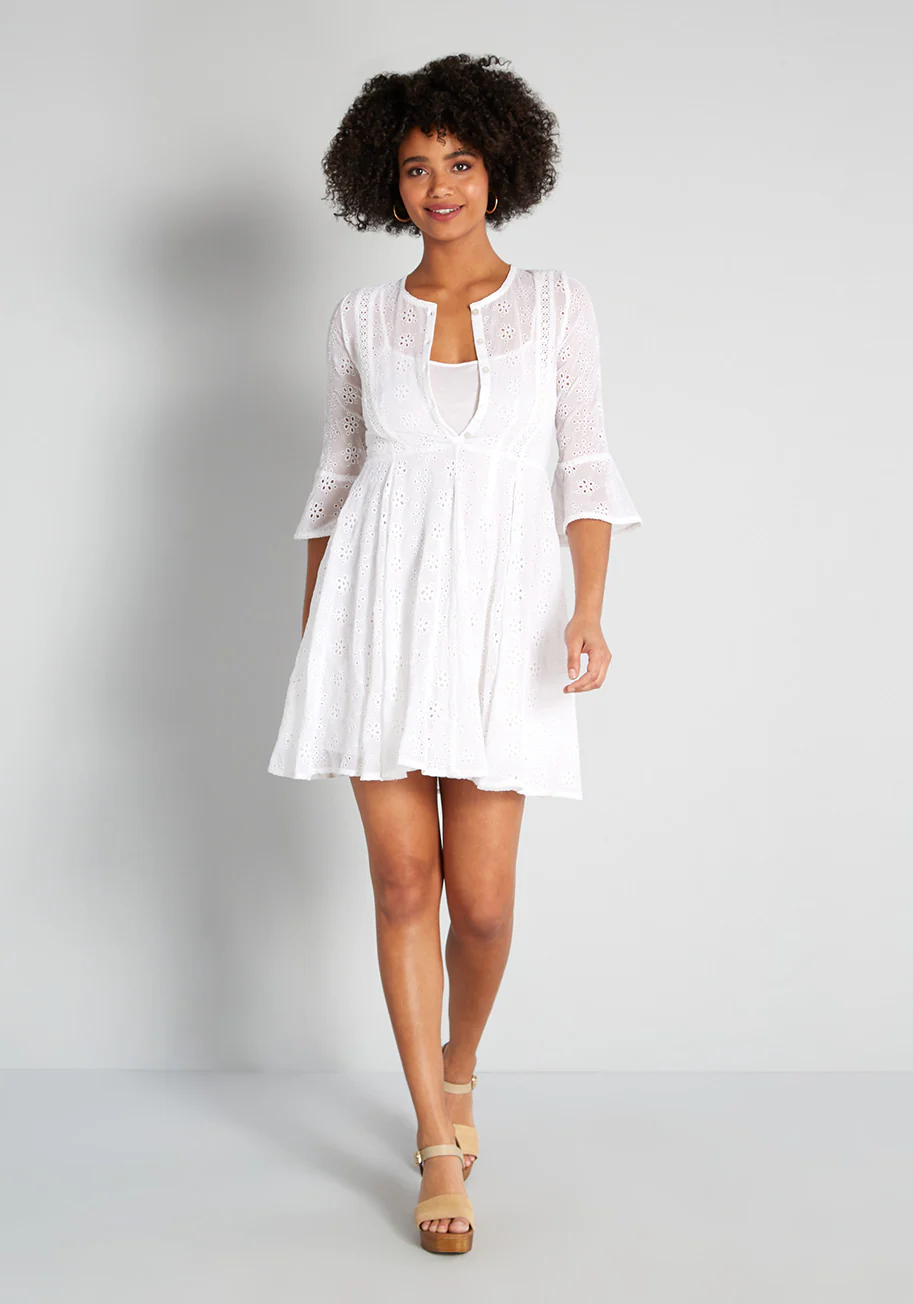 Dreamscape Debut Mini Dress - Olabens