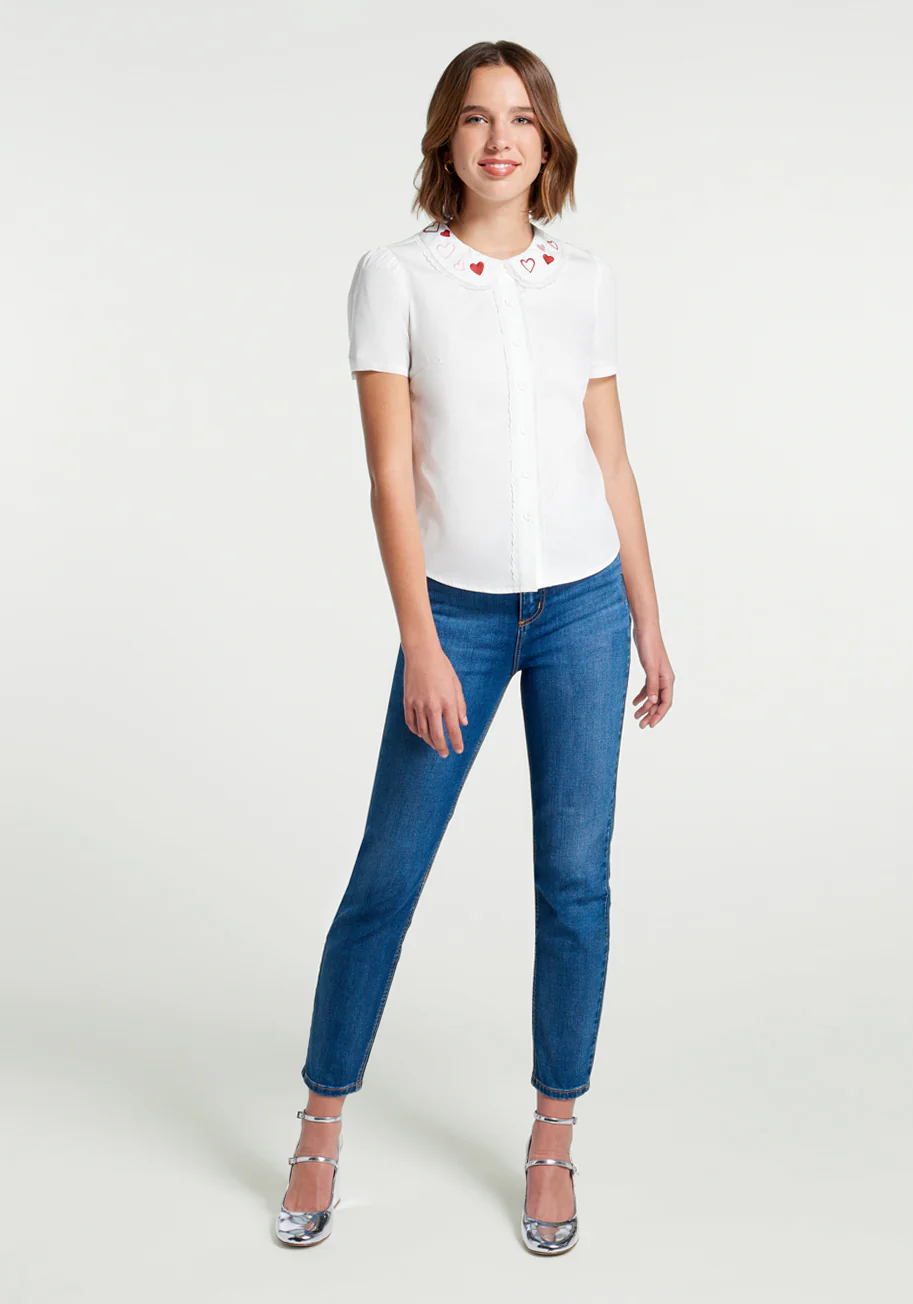 Love That Lingers Button-Up Top - Olabens