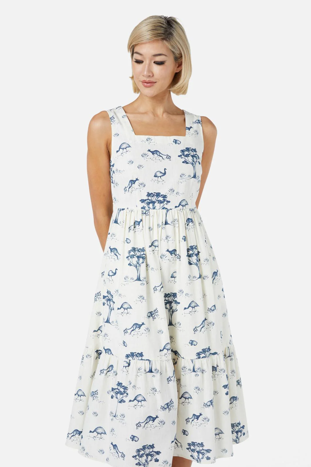 Aus Toile Midi Dress - Olabens