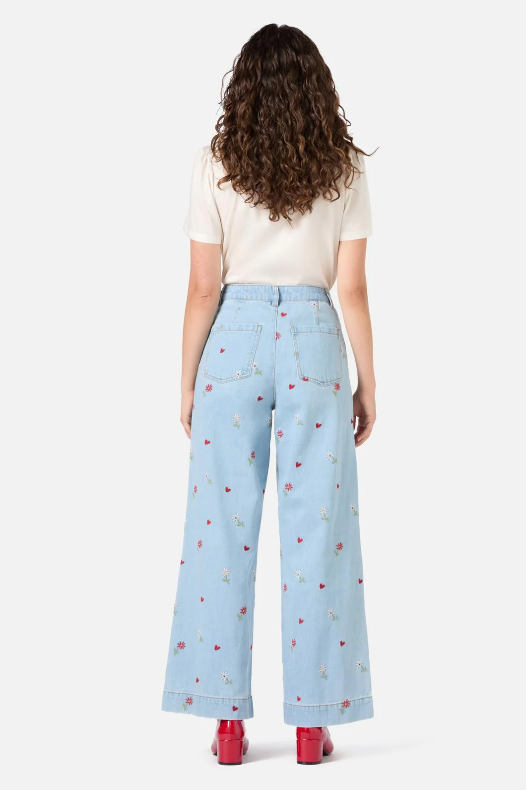 Ditsy Embroidered Jean - Olabens