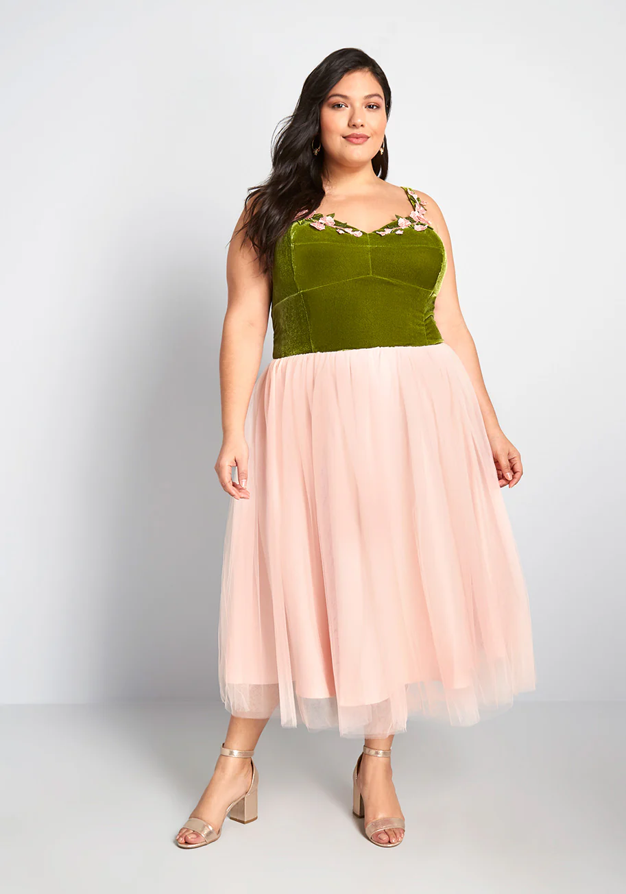Rose Garden Party Twofer Dress - Olabens