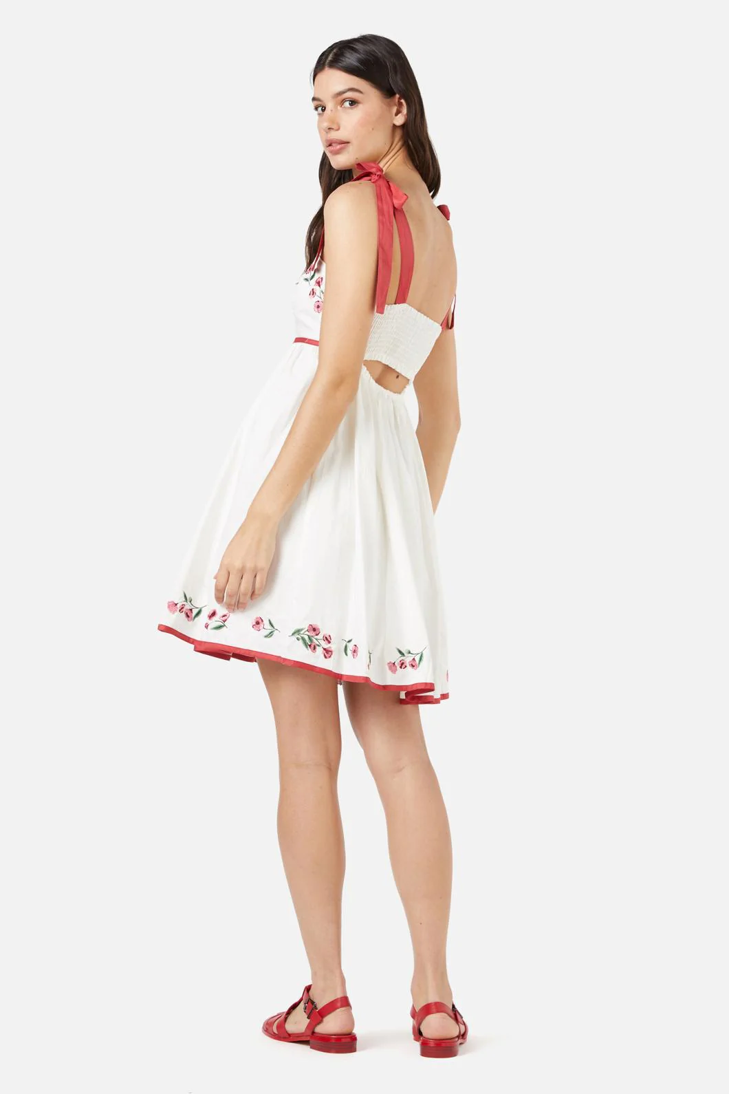 Poppy Emb Dress - Olabens