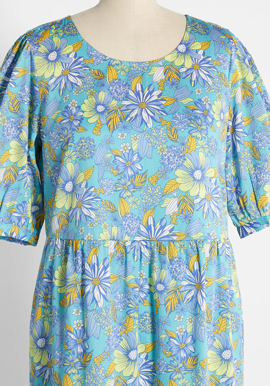 High Tea, High Time Midi Dress - Olabens