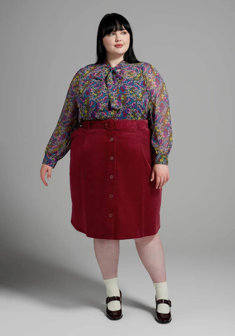 Girl Detective A-Line Skirt - Olabens