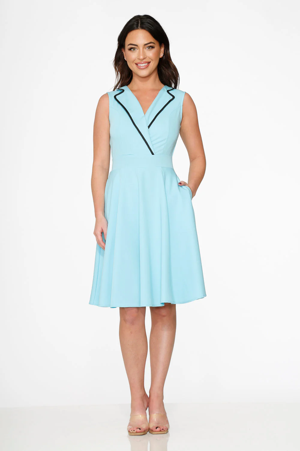 Blue Jenny Swing Dress - Olabens