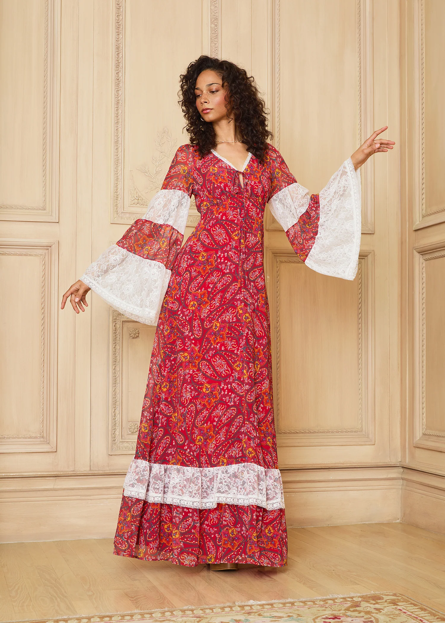 GUNNE SAX by Isnyt Josephina Bell Sleeve Dress - Limited Edition - Olabens