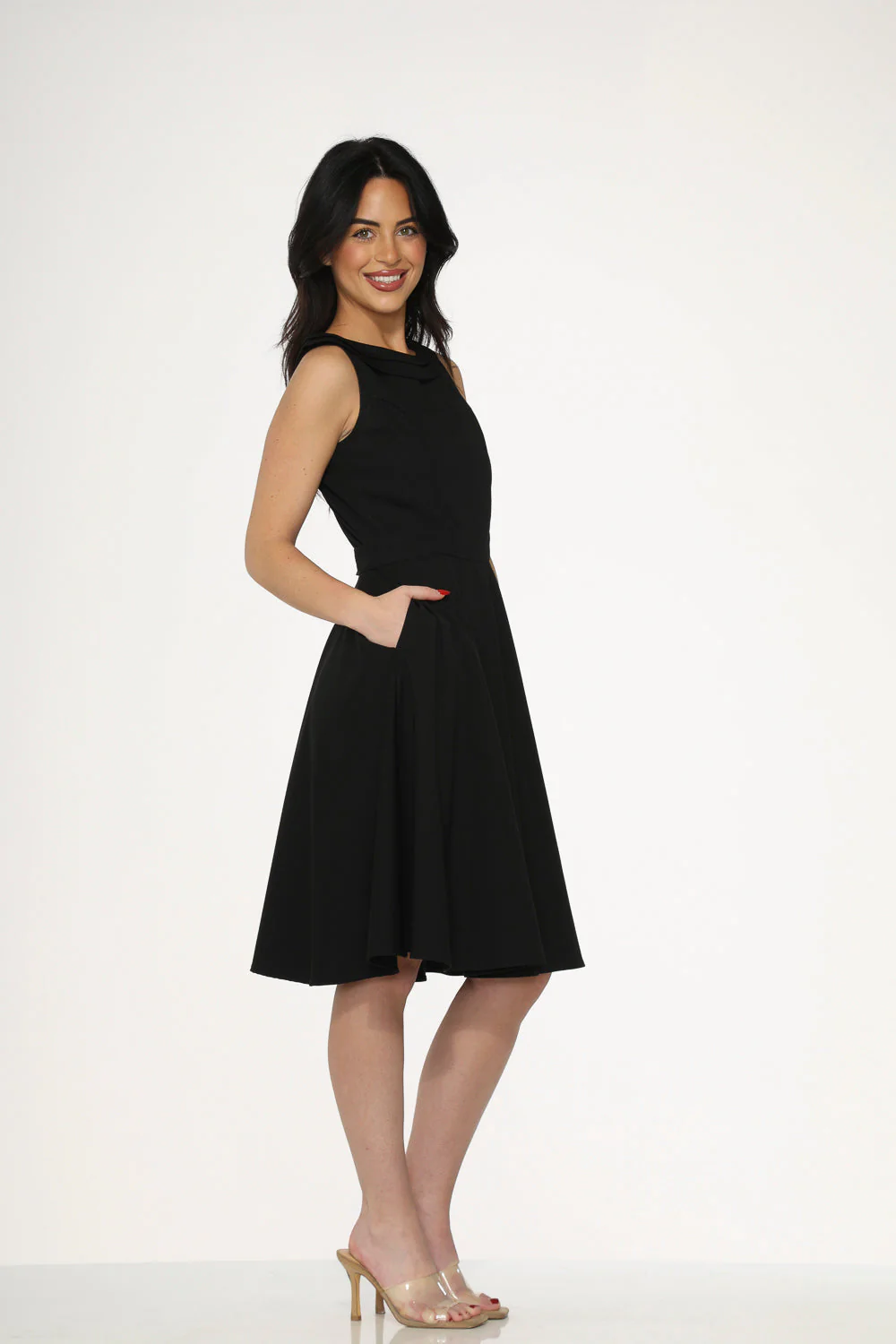 Black Swing Dress - Olabens