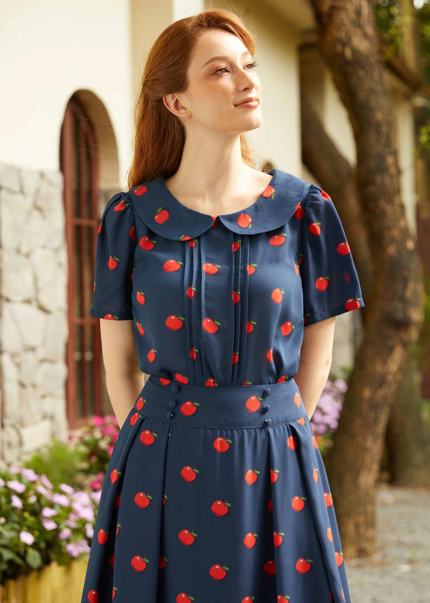 At the Sock Hop Collar Blouse - Olabens