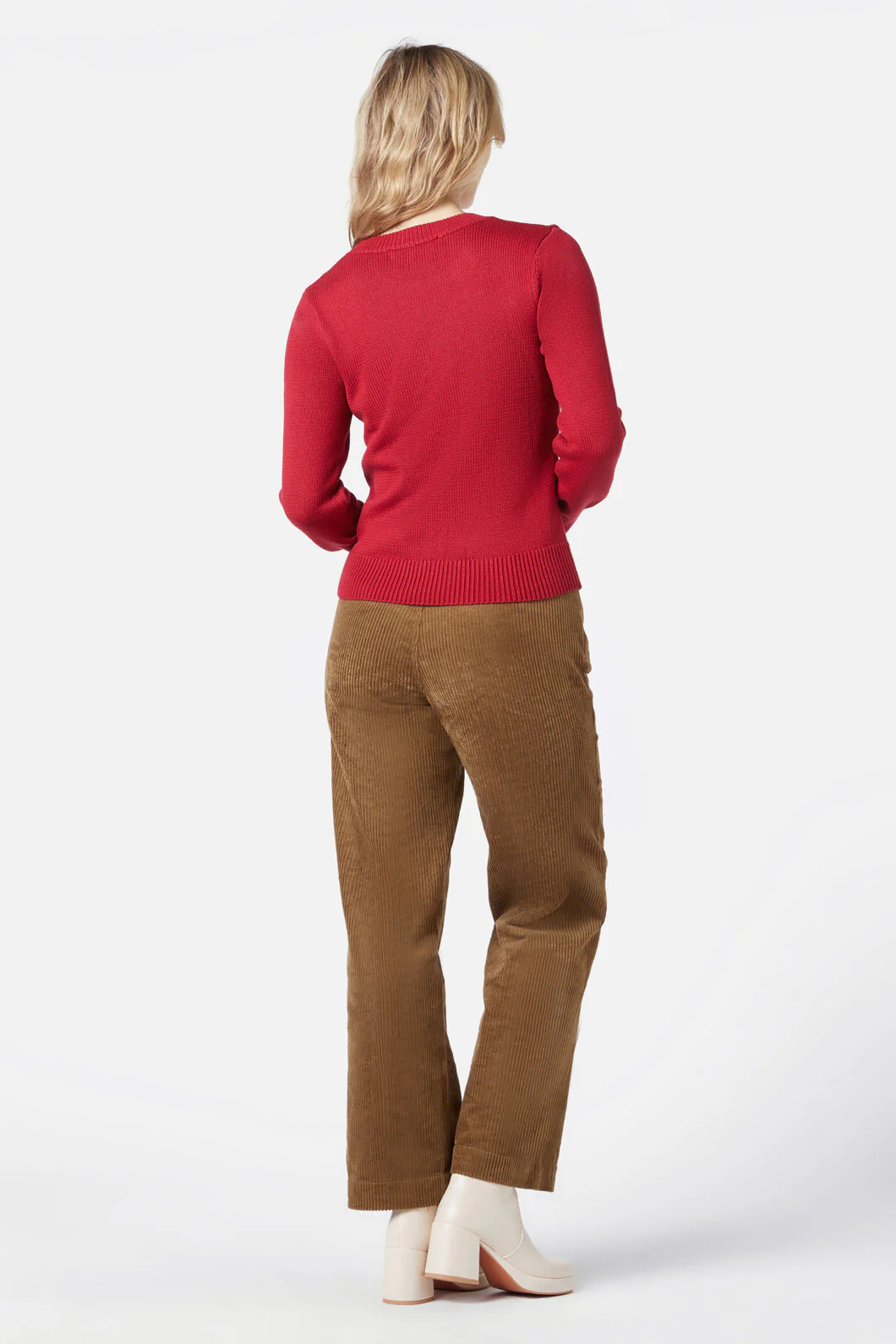 Mushroom Embroidered Sweater - Olabens