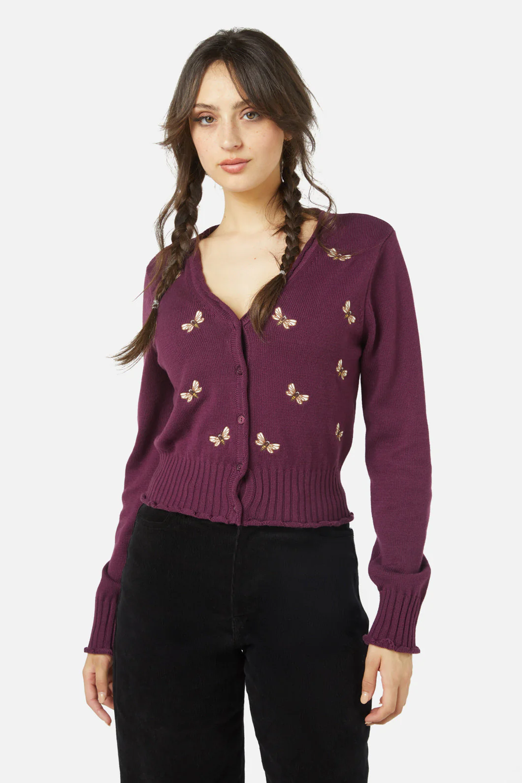 NZ Bee Emb Cardi - Olabens