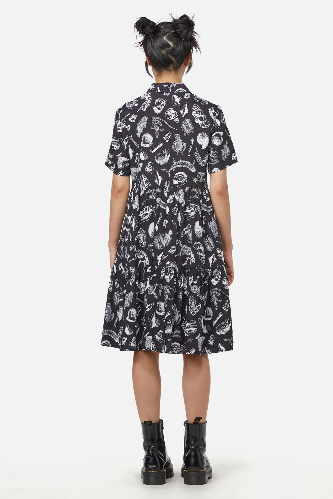 Body Fossils Printed Dress - Olabens