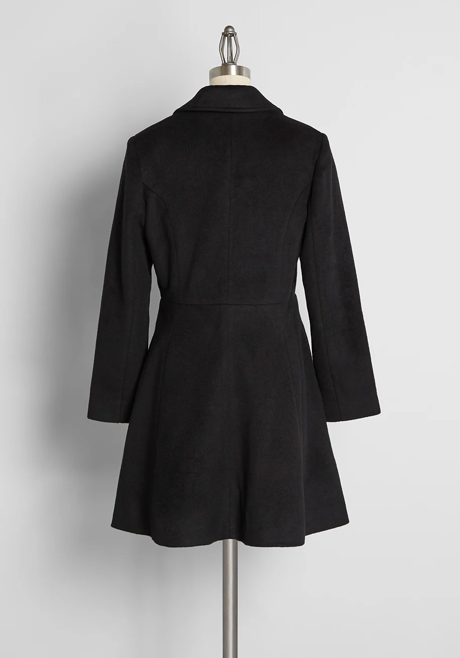 Femme 'Fatale' Hour Coat - Olabens
