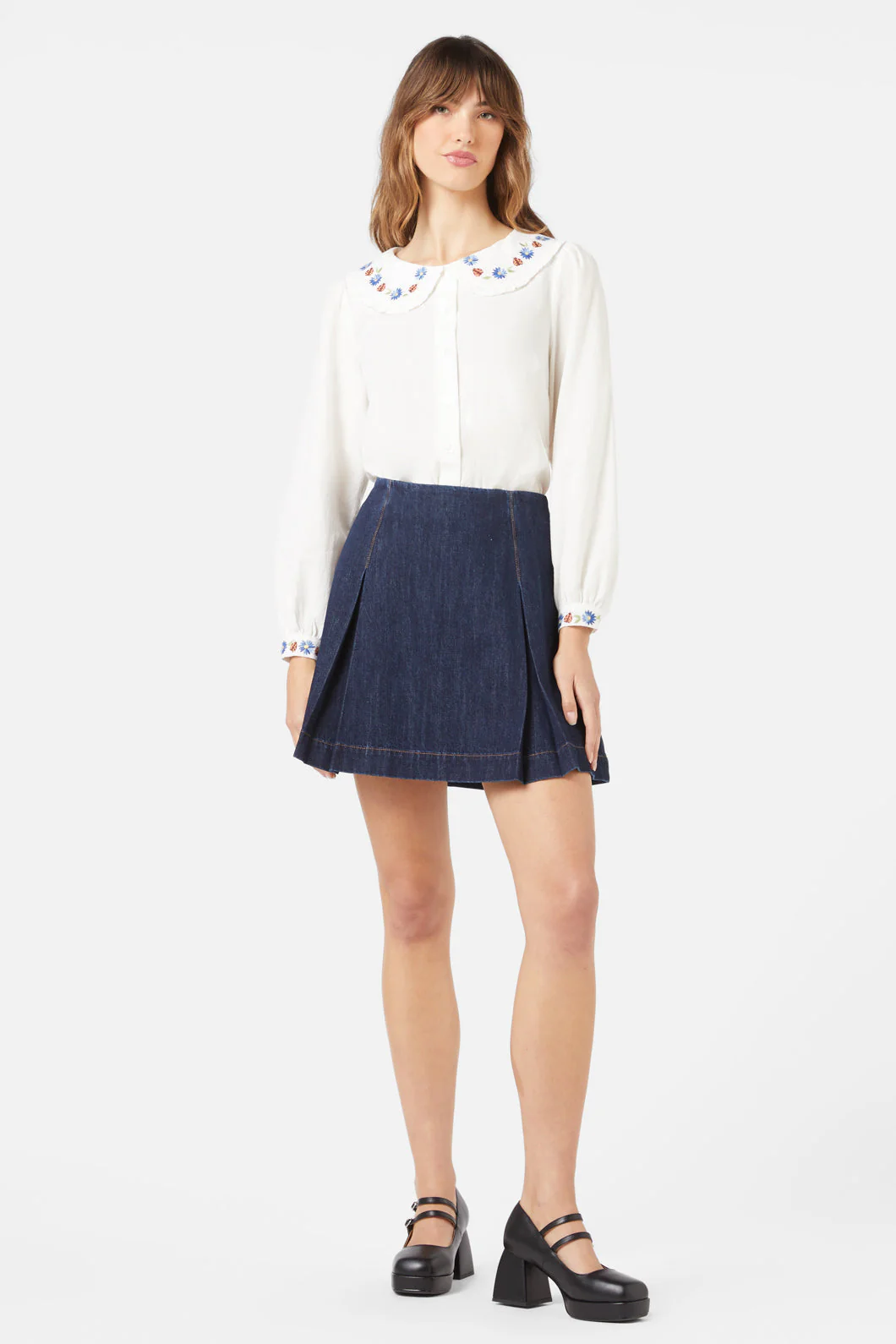 Jemma Denim Skirt - Olabens