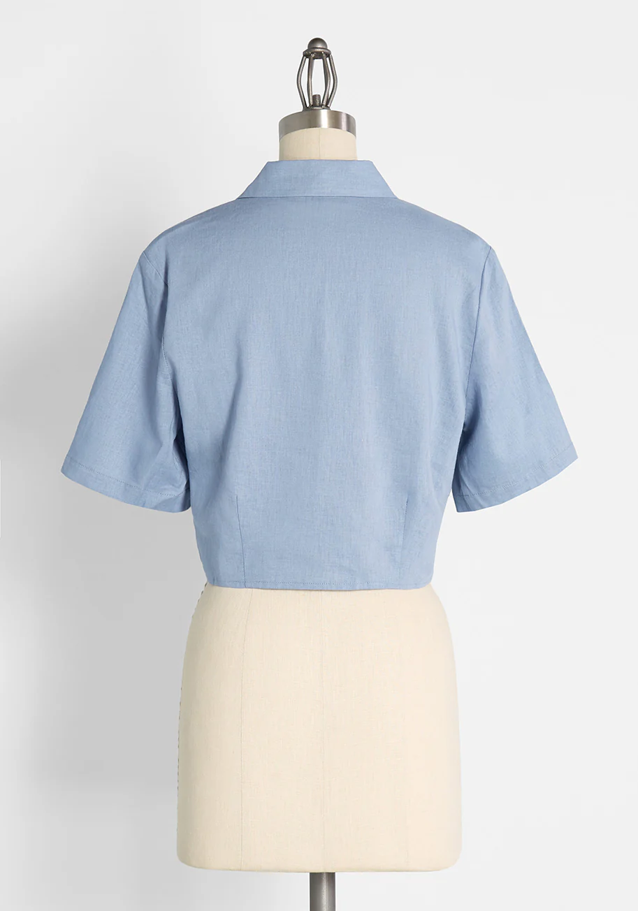 Cotton Candy Kind Of Day Tie-Waist Top - Olabens