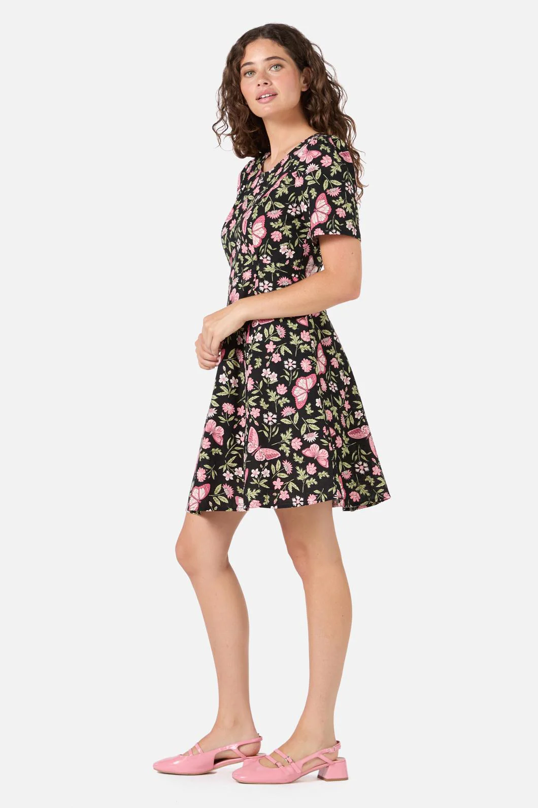 Yvette Butterfly Mini Dress - Olabens