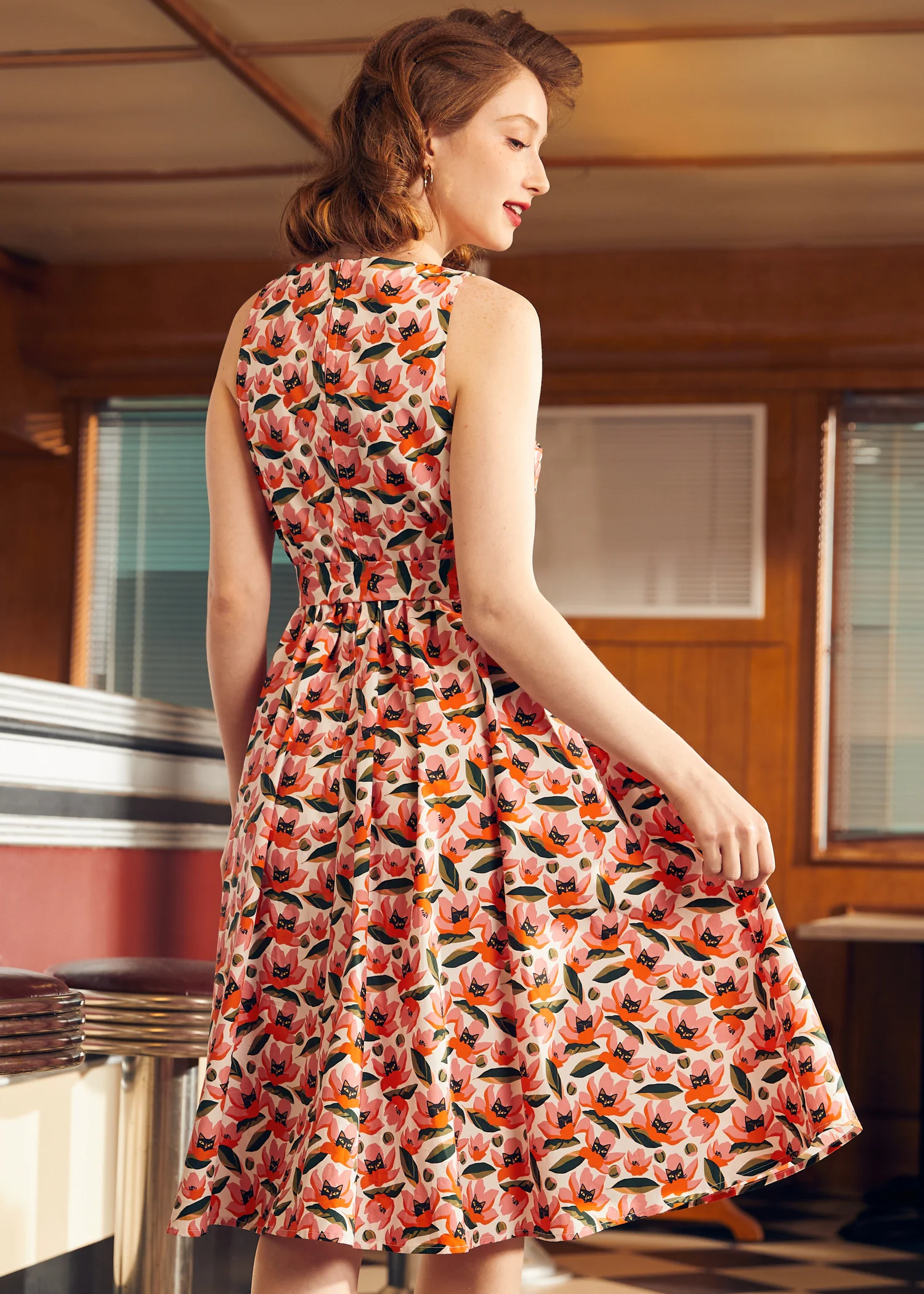 Instant Energy Faux-Wrap Dress - Olabens