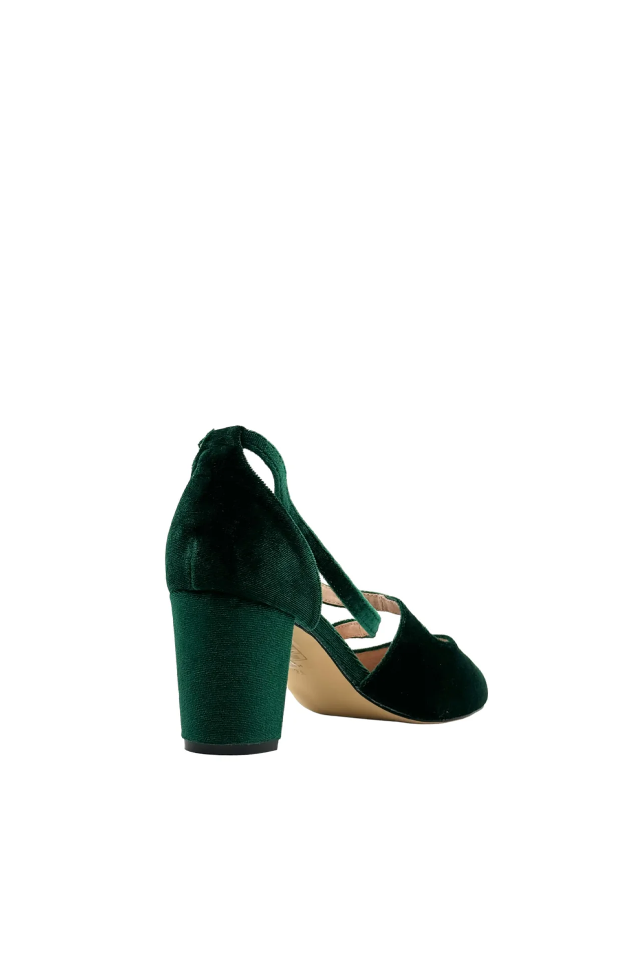 Oren Velvet Mary Jane Heels - Olabens