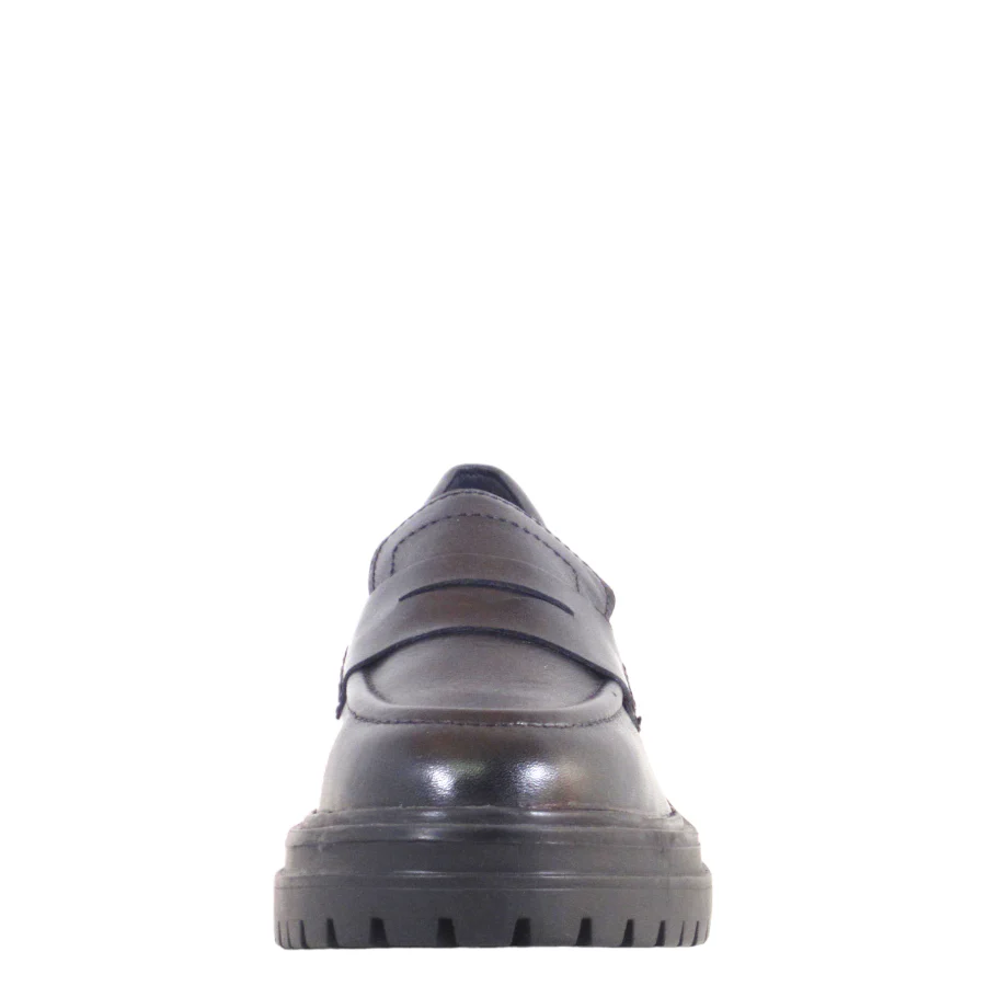 Giana Lug-Sole Penny Loafers - Olabens