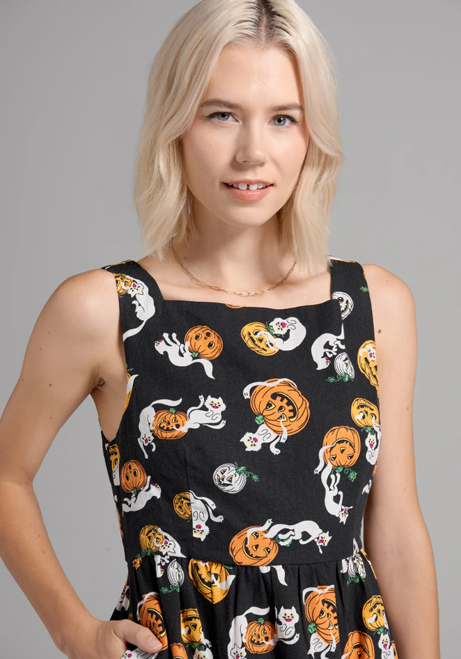 Truth Or Square Fit And Flare Dress - Olabens