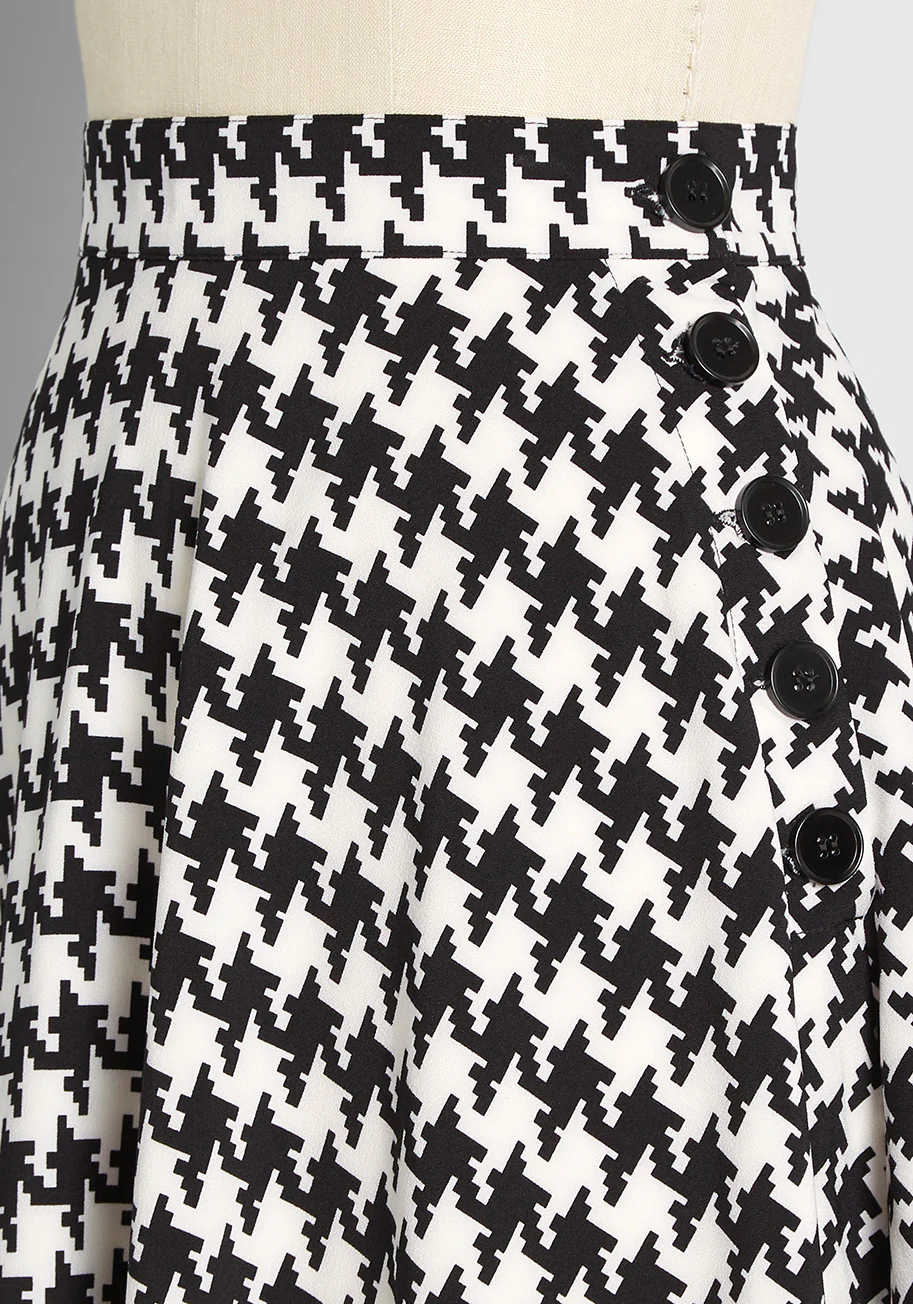 Amazing By Contrast A-Line Skirt - Olabens
