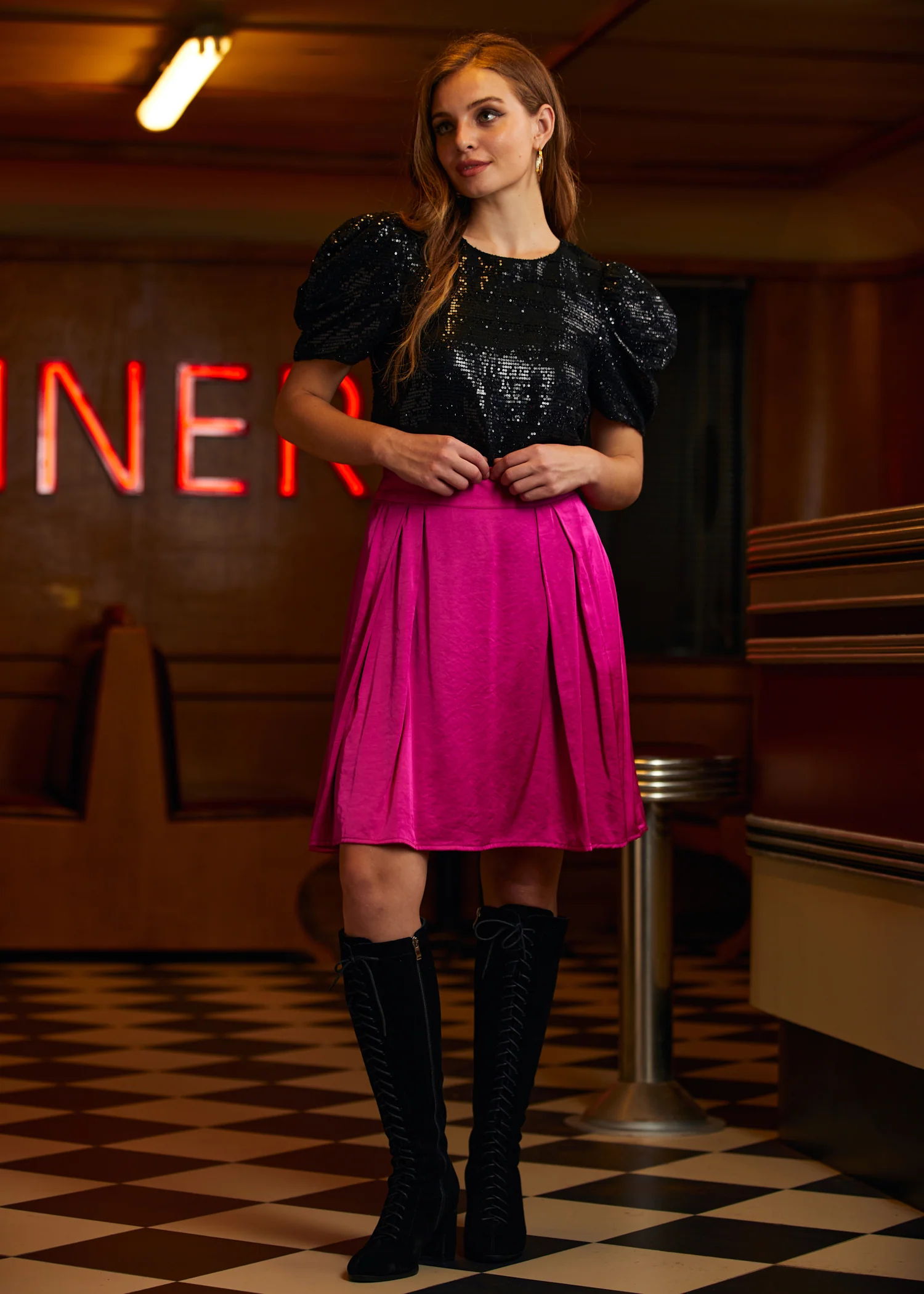Everyday Enchantment Pleated Skirt - Olabens