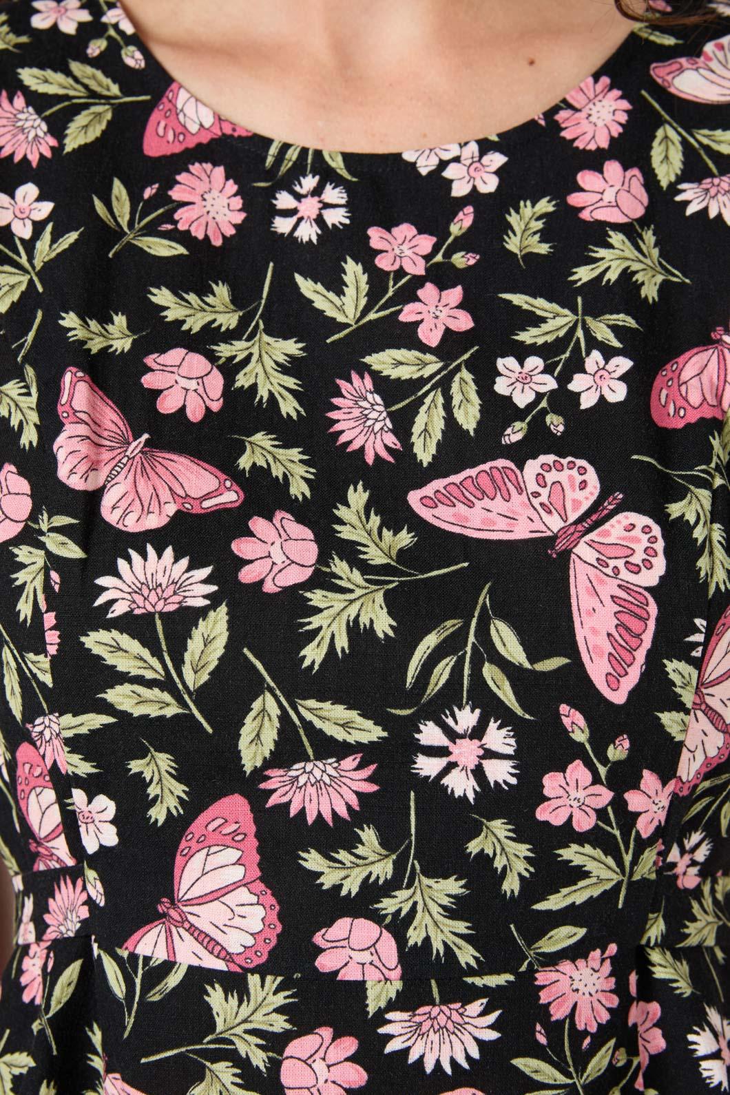 Yvette Butterfly Mini Dress - Olabens