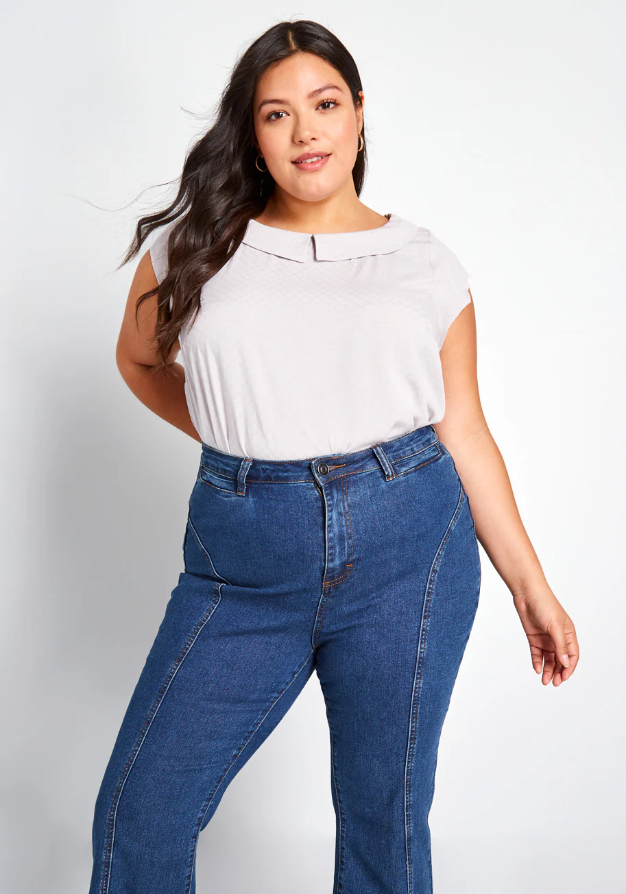 Adorable Around the Edges Collared Top - Olabens
