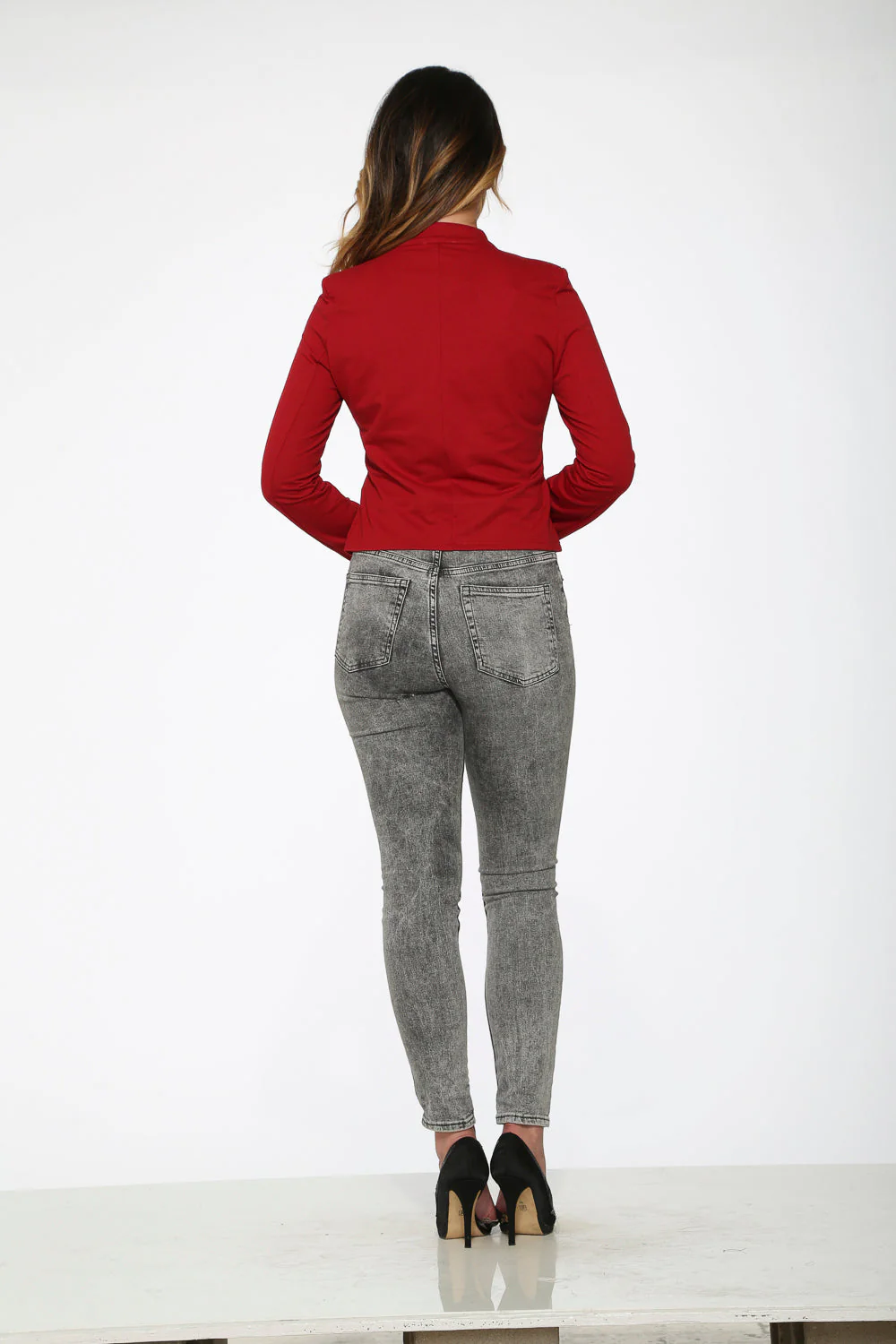 Red Military Jacket - Olabens