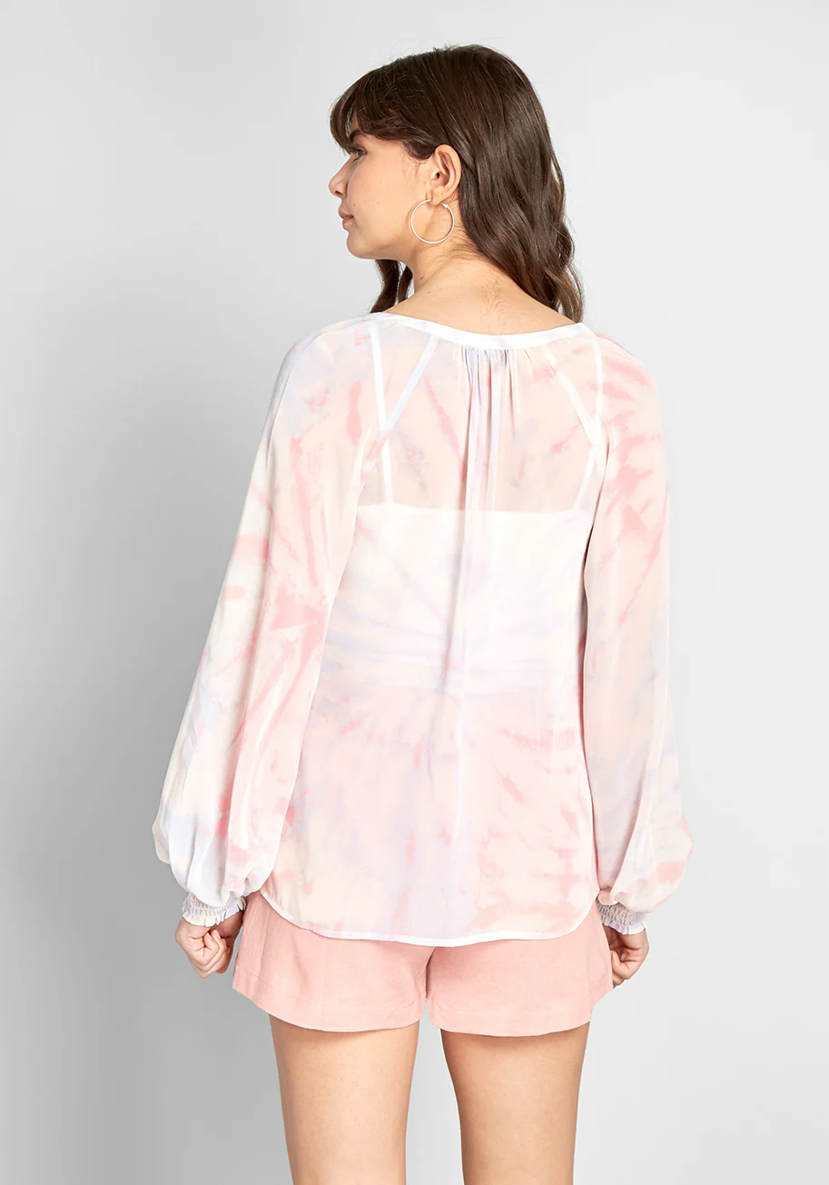 Boho I Go Chiffon Blouse - Olabens