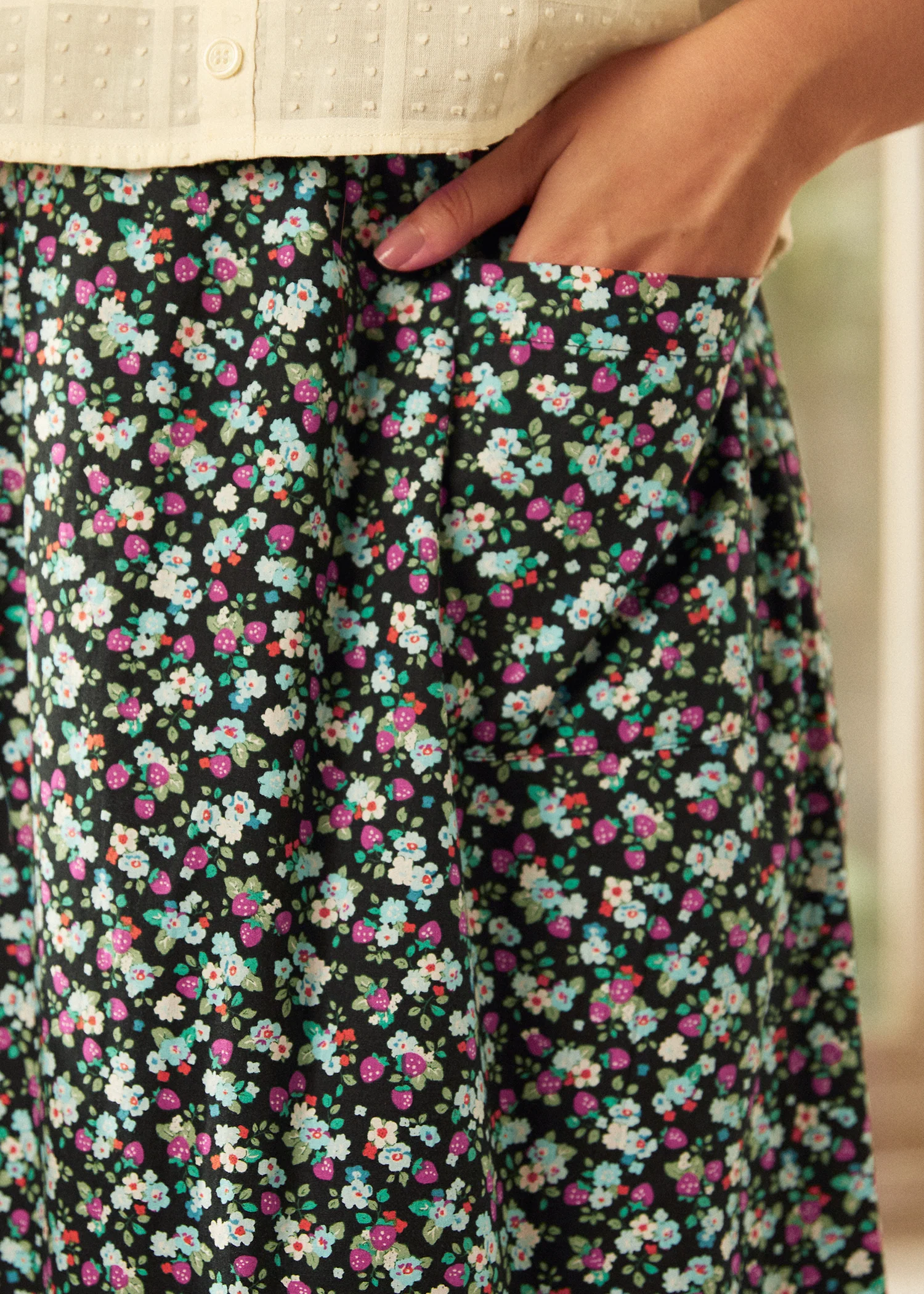 Field of Dreams Maxi Skirt - Olabens