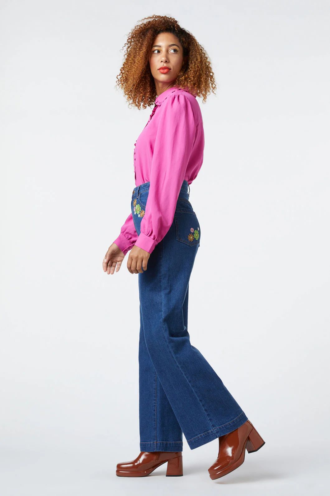 Bridgette Embroidered Jean - Olabens