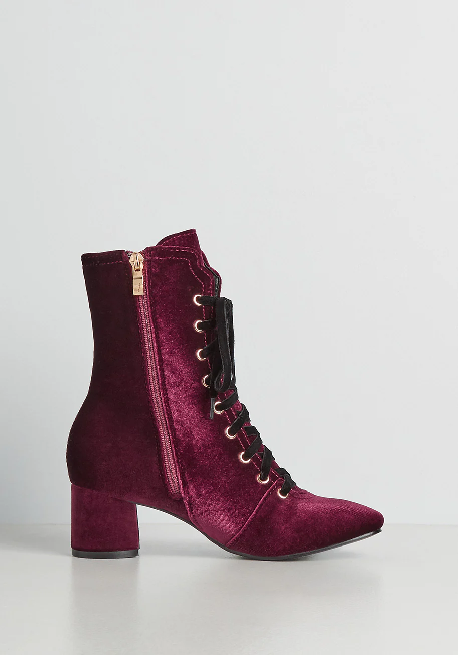 Luxe to the Touch Lace-Up Boot - Olabens