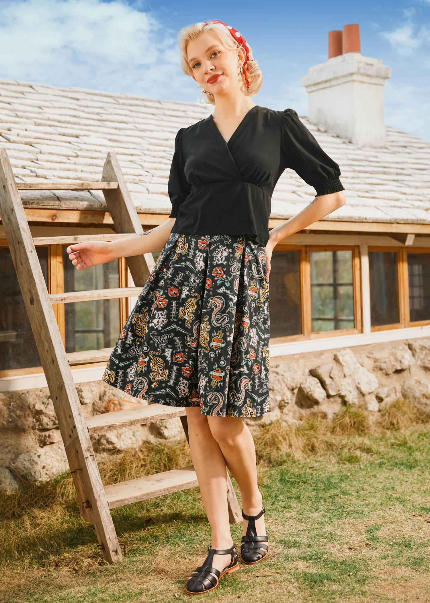 Puff & Grace Wrap Top - Olabens