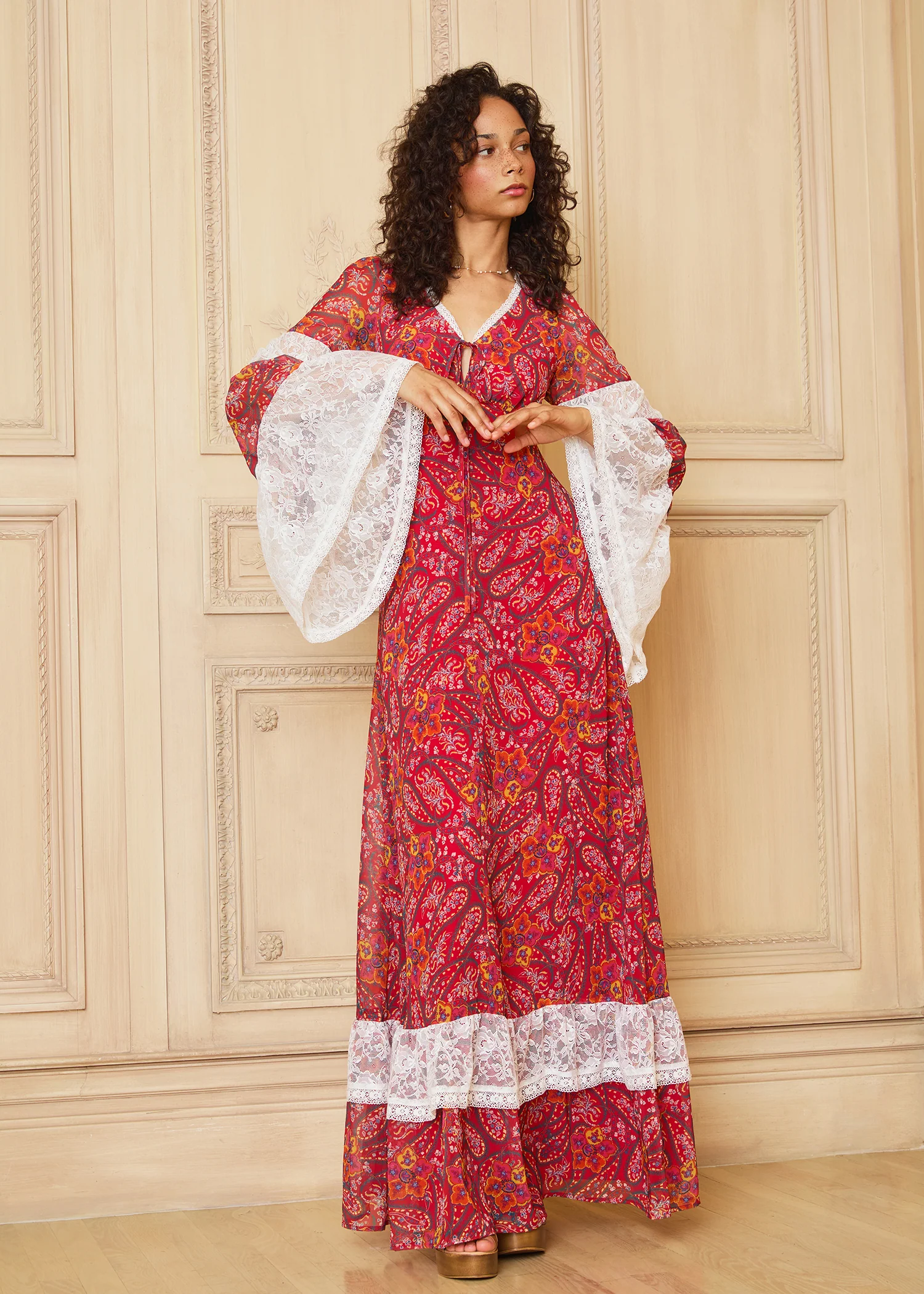 GUNNE SAX by Isnyt Josephina Bell Sleeve Dress - Limited Edition - Olabens