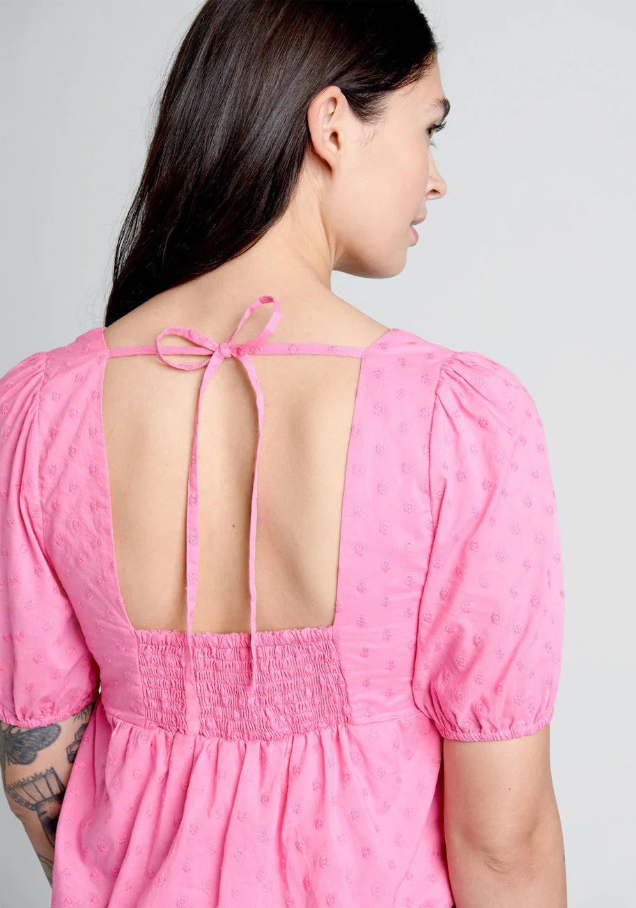 Farming Daisies Babydoll Top - Olabens