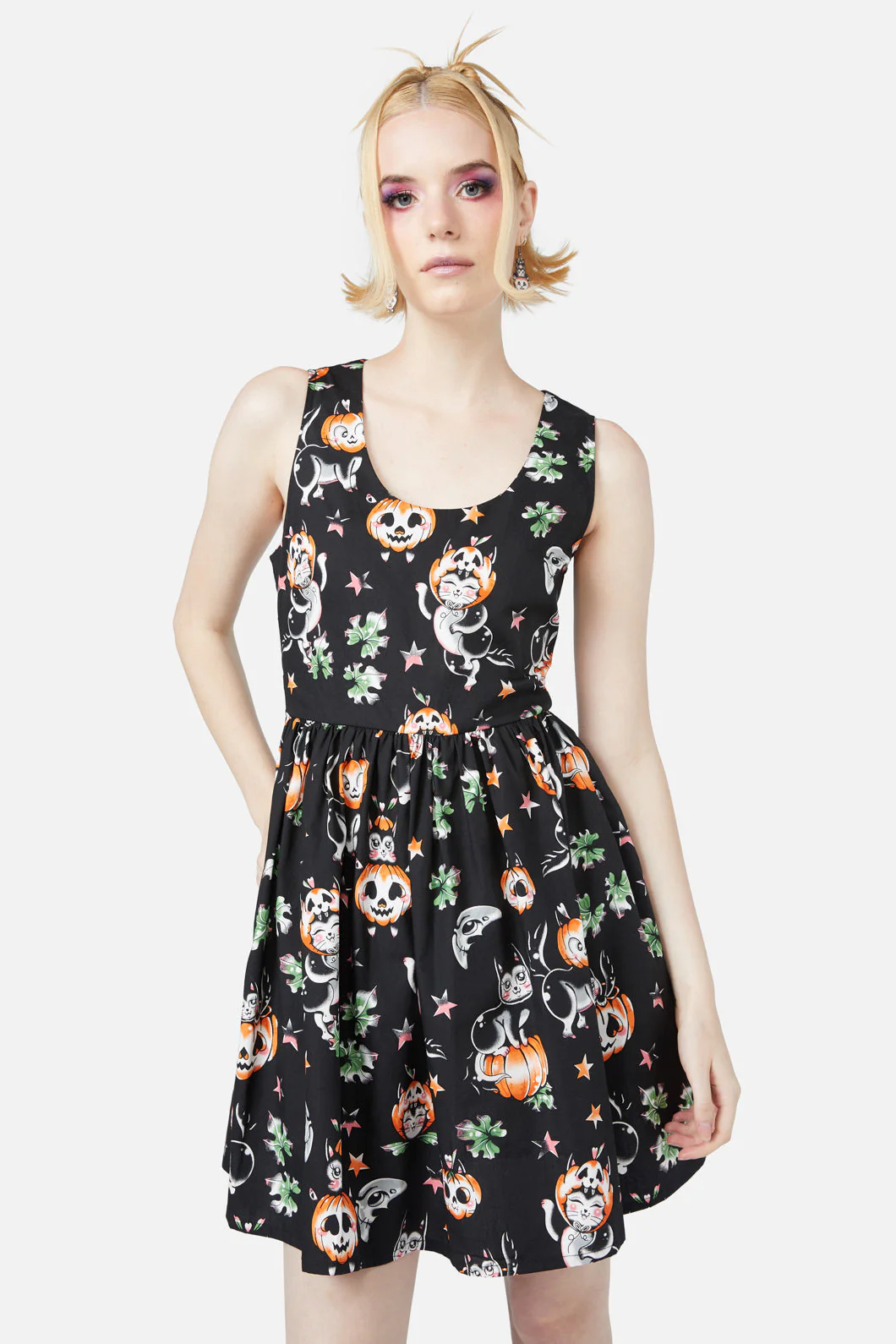 Pumpkin Patch Kitty Dress - Olabens