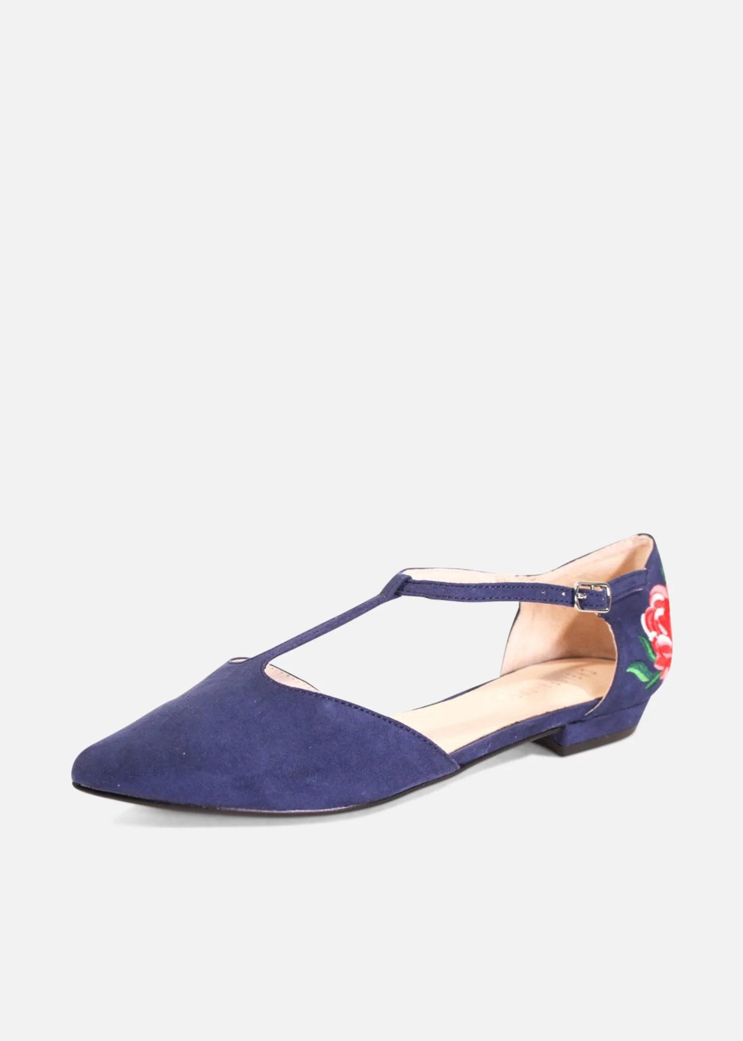 Garden T-Strap Flats - Olabens