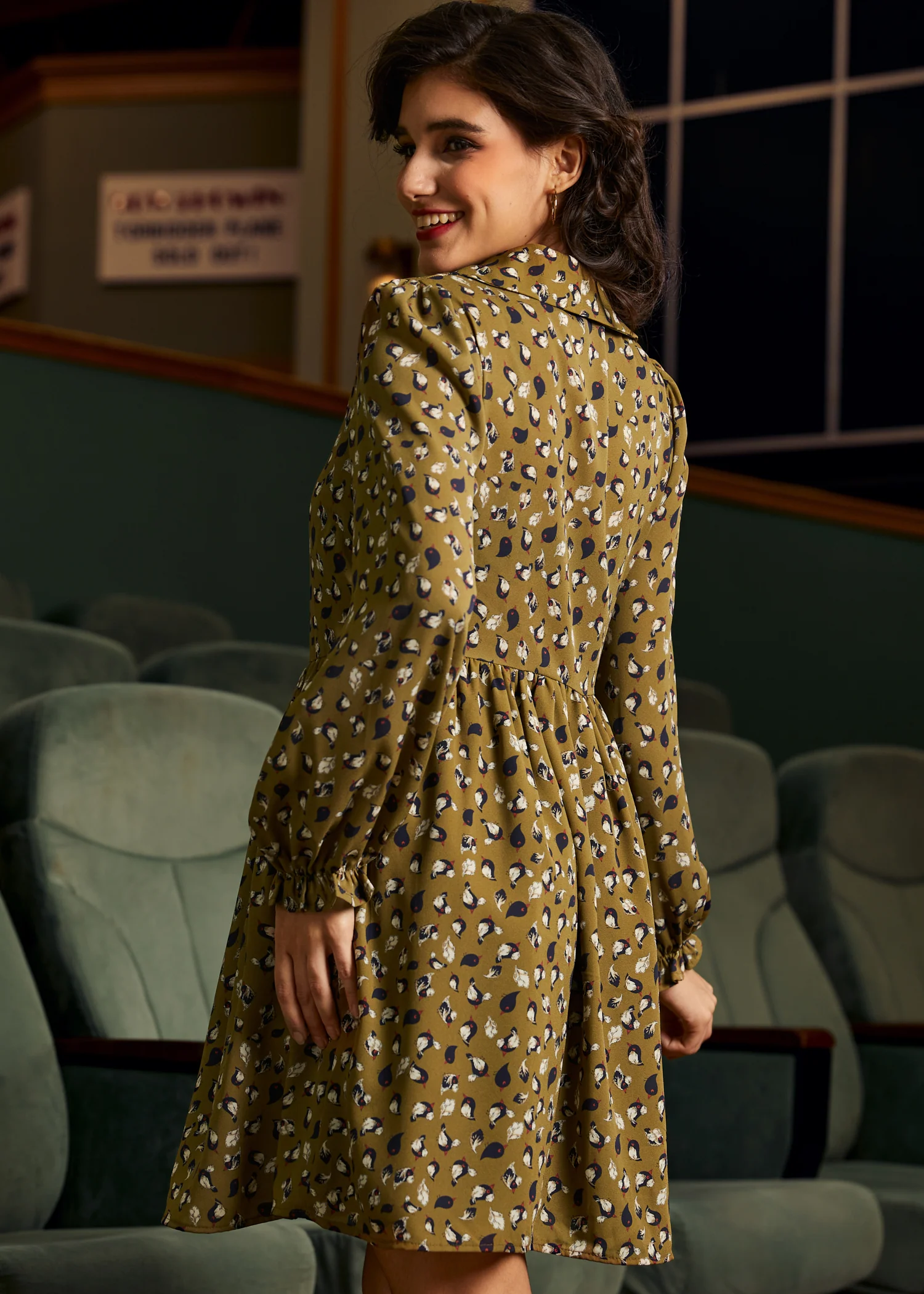 A Trip Down Memory Lane A-Line Dress - Olabens