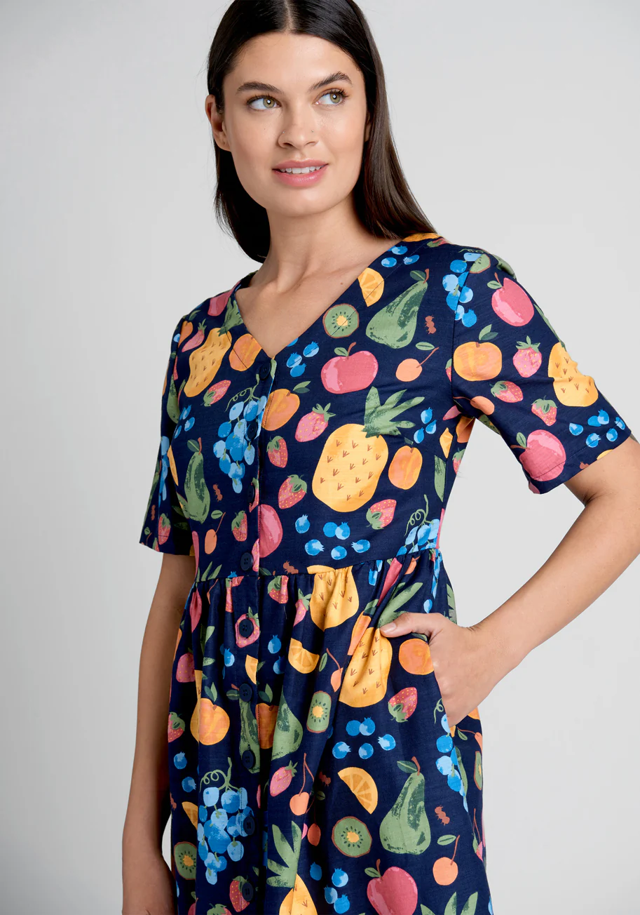 Fresh Summer Sweetness Smock Dress - Olabens