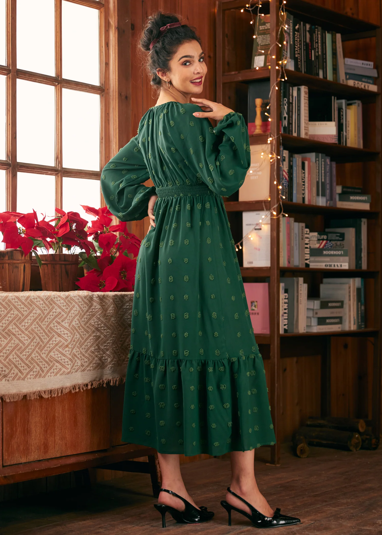 Romantic Reverie Ruffle Hem Dress - Olabens