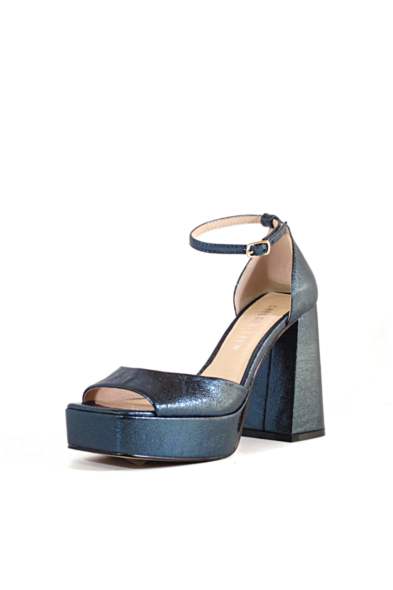 Chaser Metallic Platform Heels - Olabens
