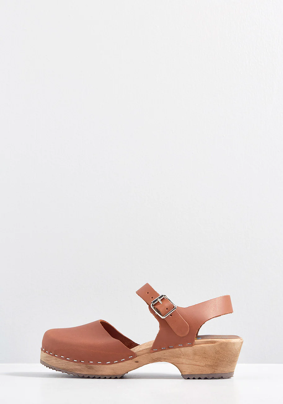 Sodermalm Saunter Leather Clog - Olabens