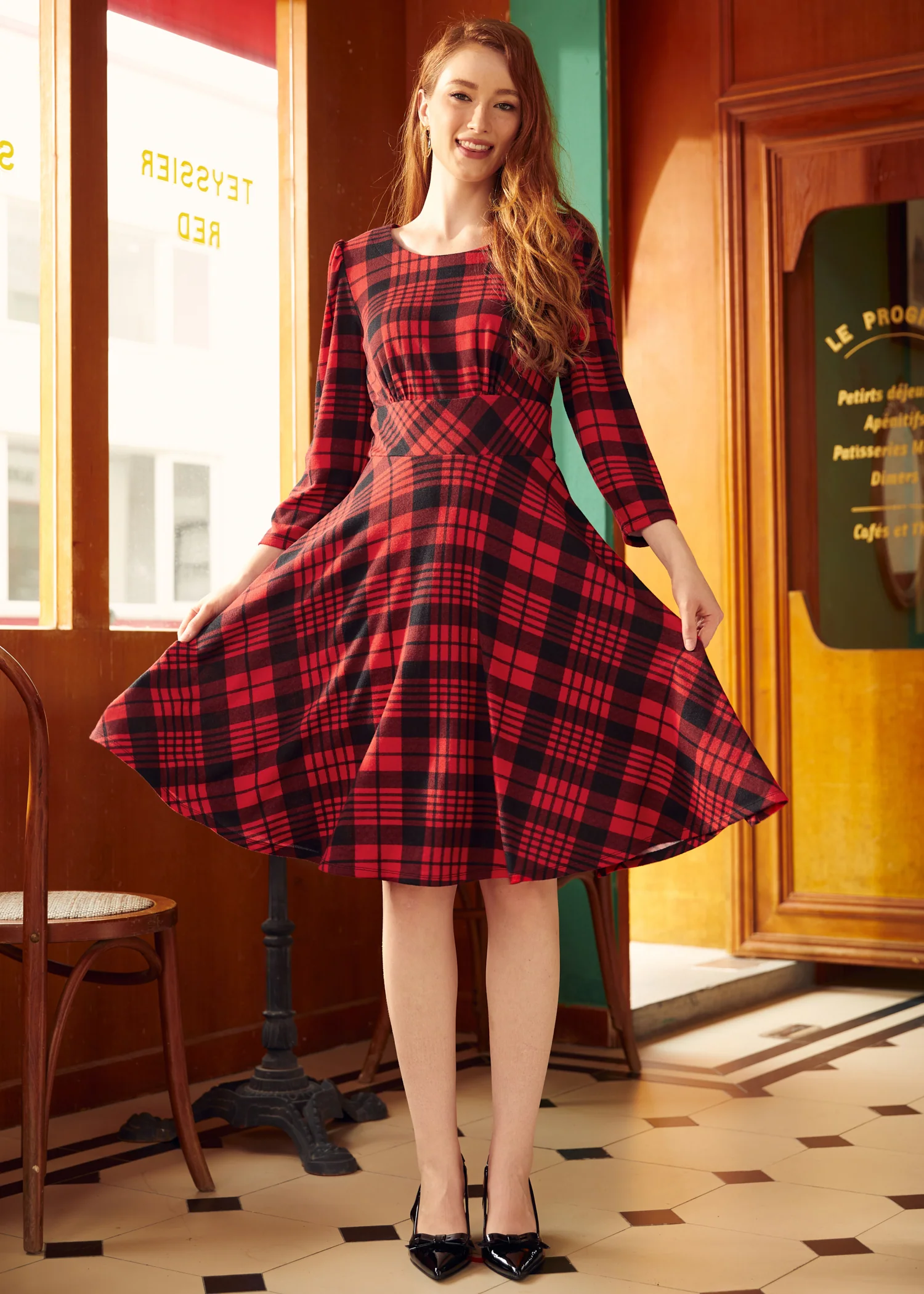 All About the Doodlebug Fit & Flare Dress - Olabens