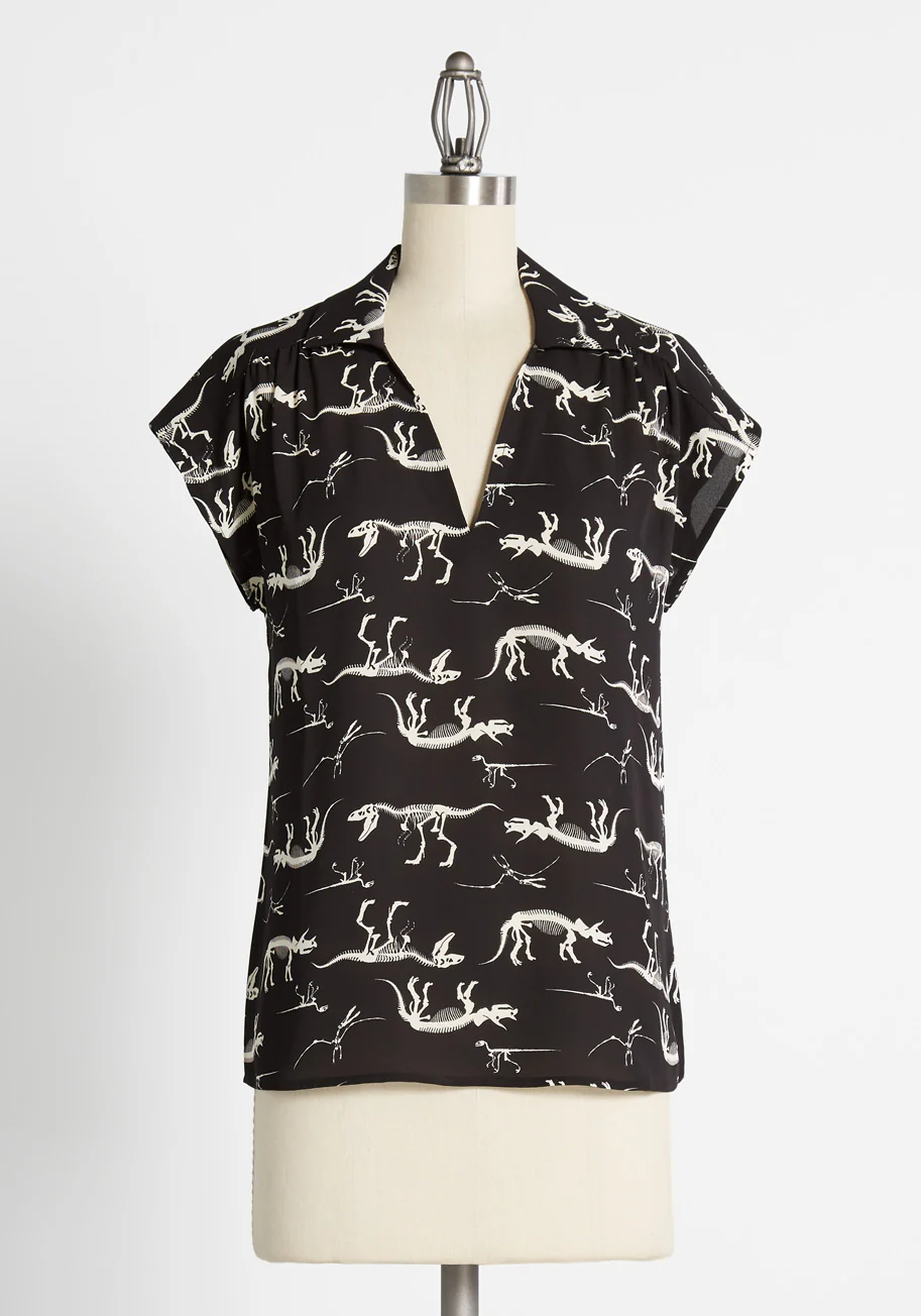 Prehistoric Premonition Top - Olabens