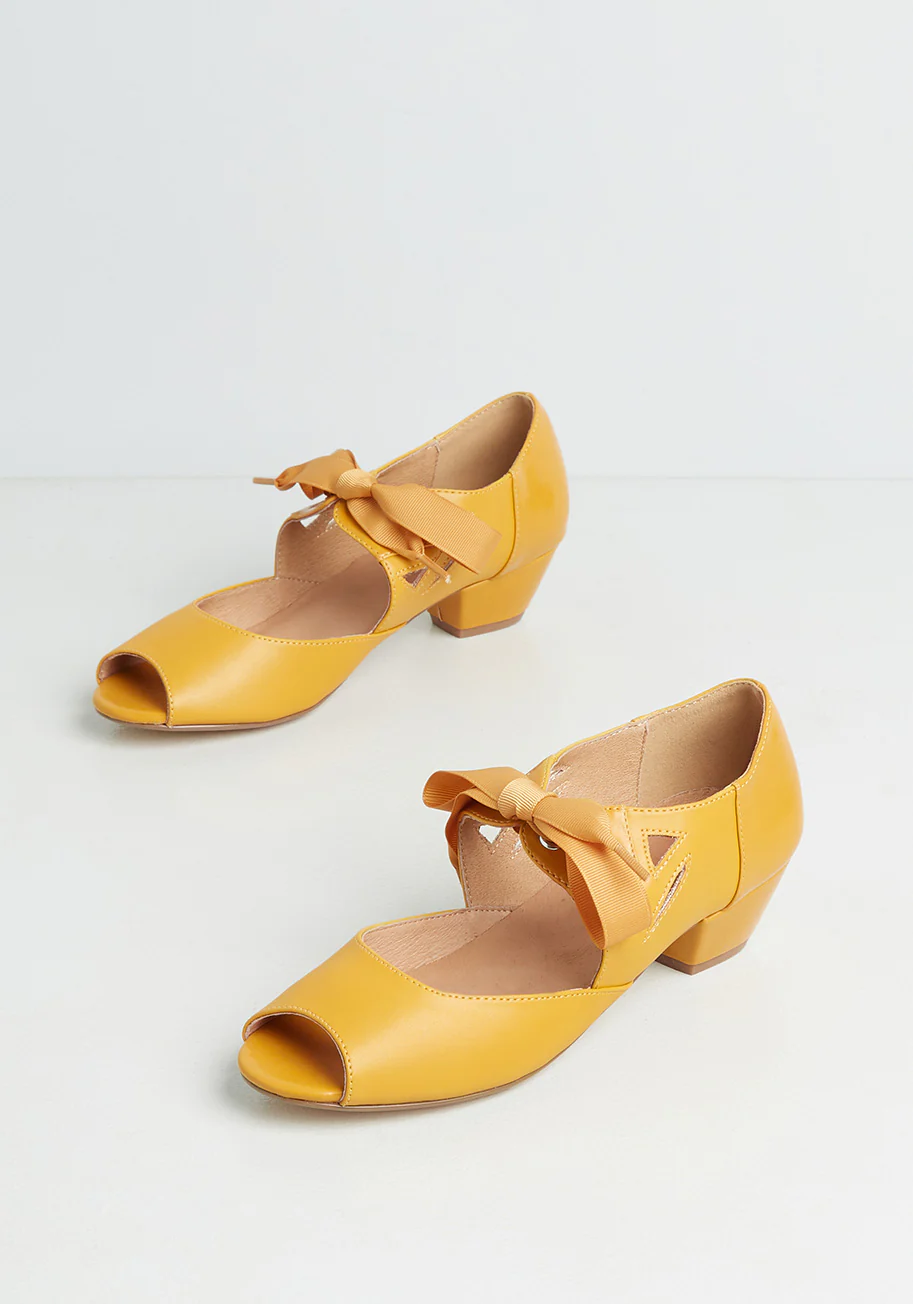 Major Motion Picturesque Peep-Toe Heel - Olabens