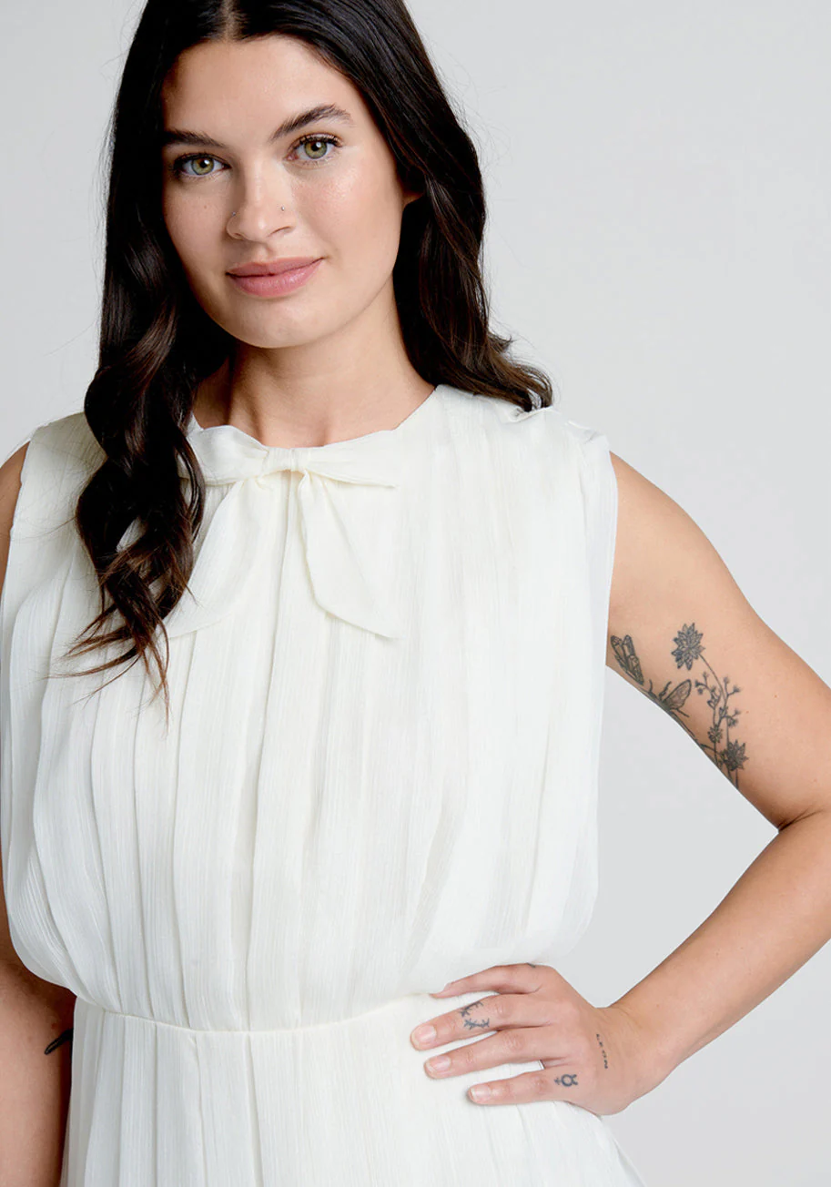 The Pleat-est Things Mini Dress - Olabens
