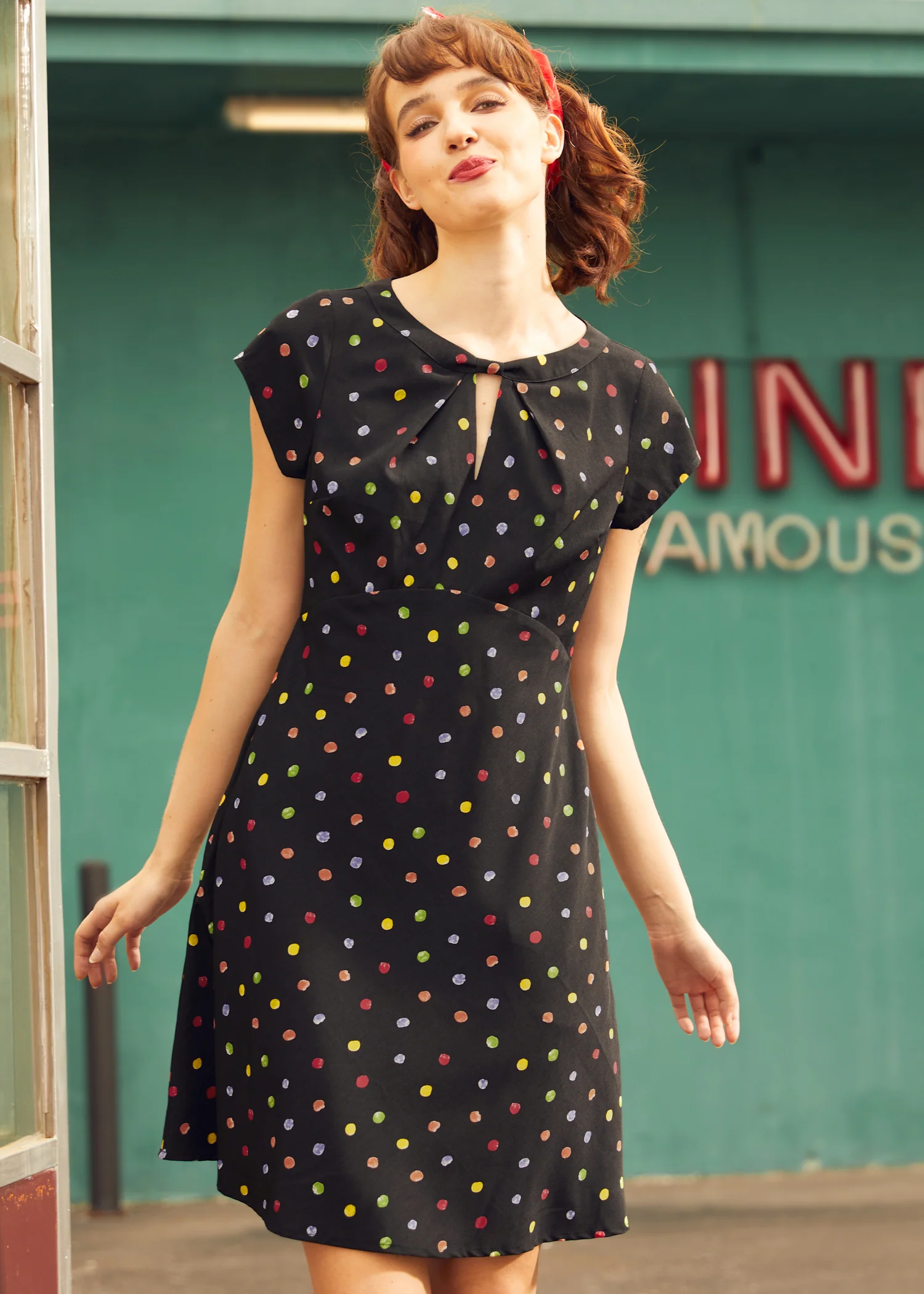 The Dot Dot Diner Dress - Olabens